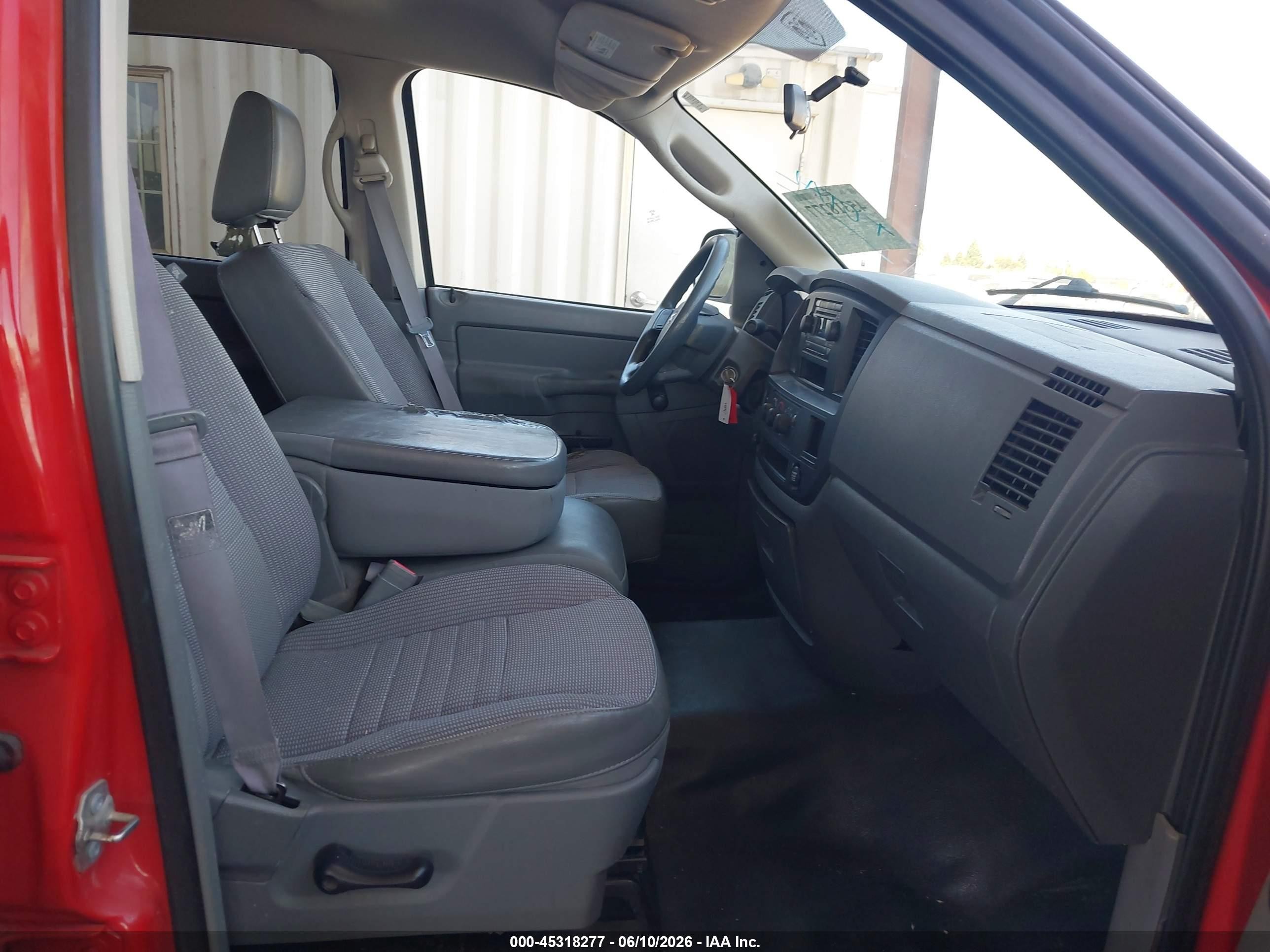 2008 Dodge Ram 1500 St/sxt Red vin: 1D7HA18K98J177900
