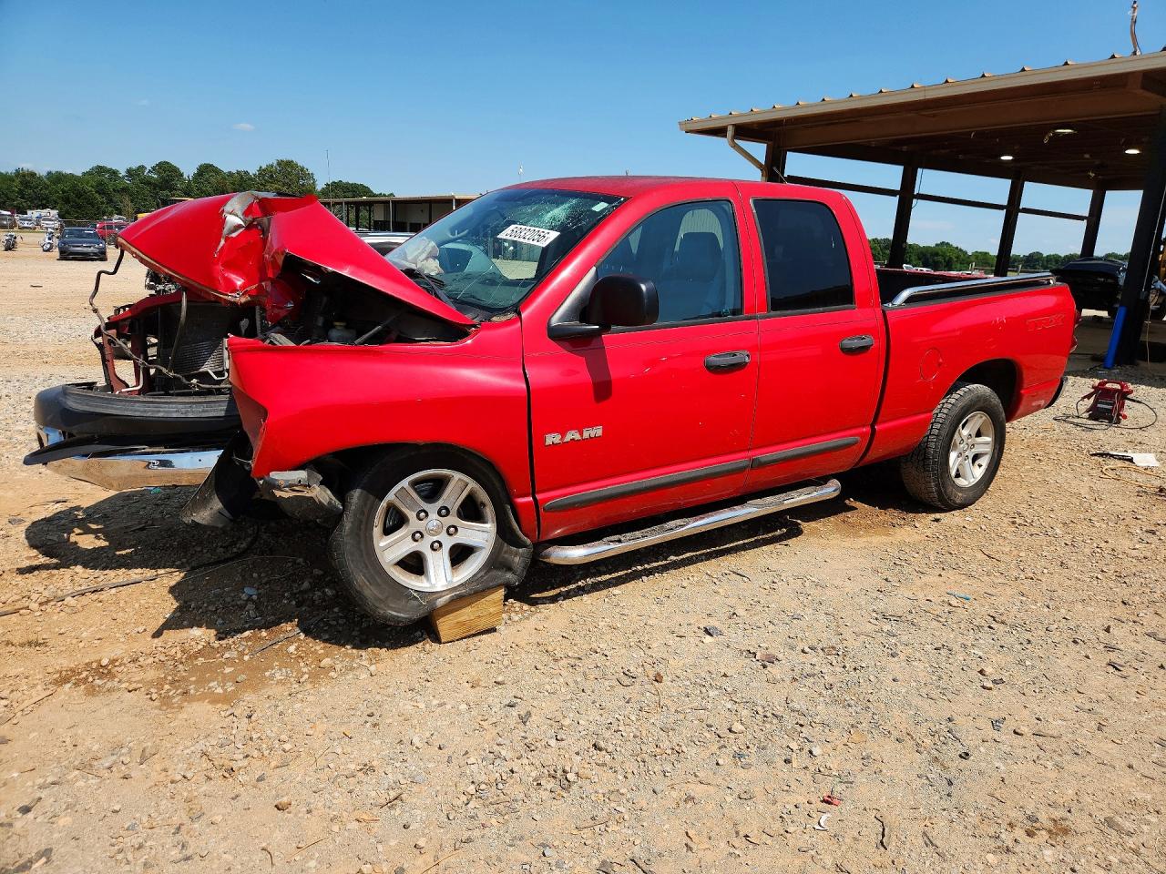 2008 Dodge Ram 1500 St Red vin: 1D7HA18K98J205484