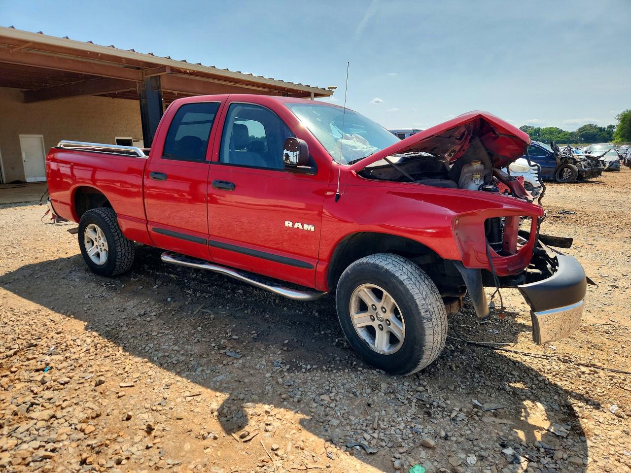 2008 Dodge Ram 1500 St Red vin: 1D7HA18K98J205484