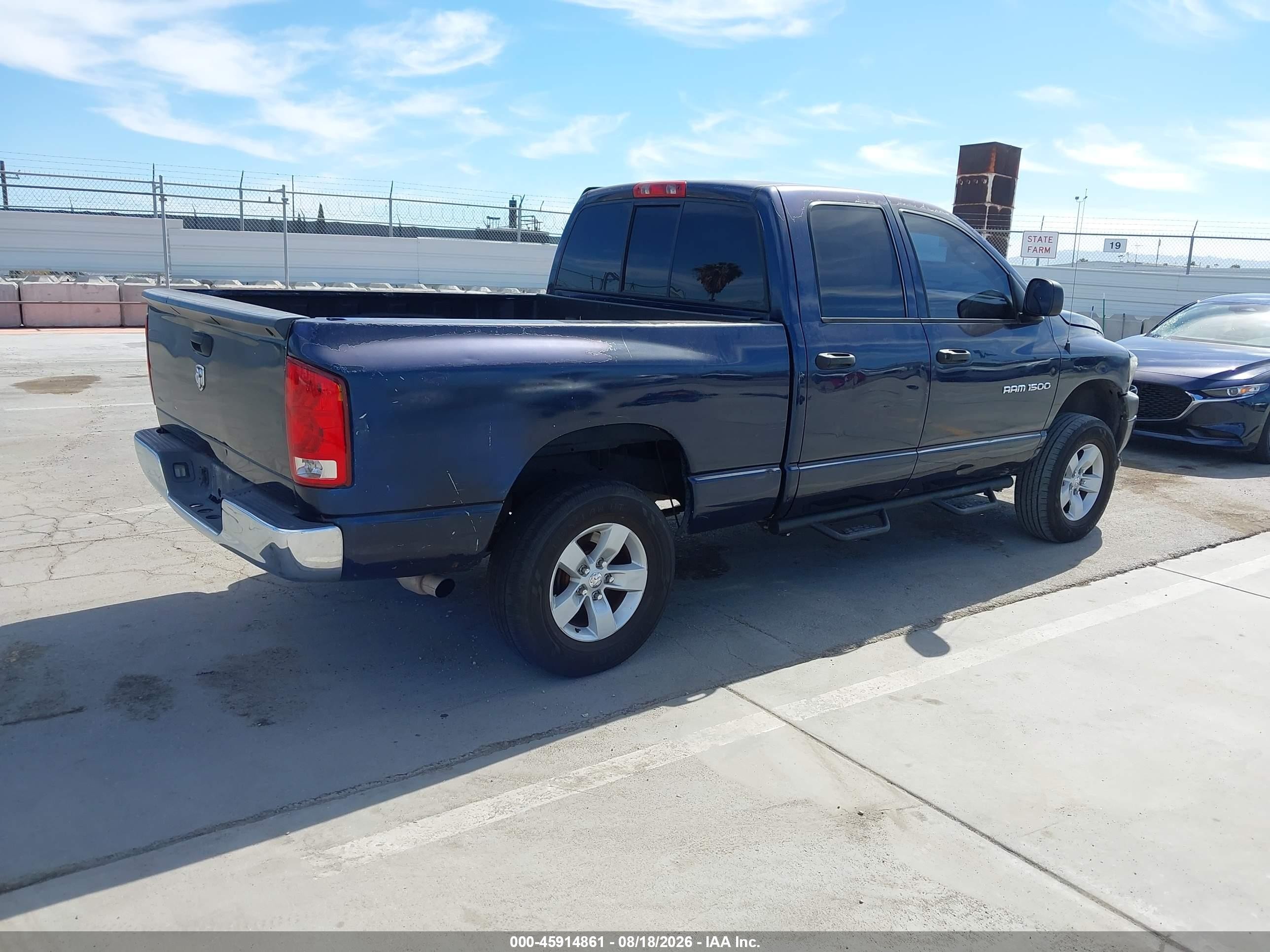 2006 Dodge Ram 1500 St Blue vin: 1D7HA18KX6J159984