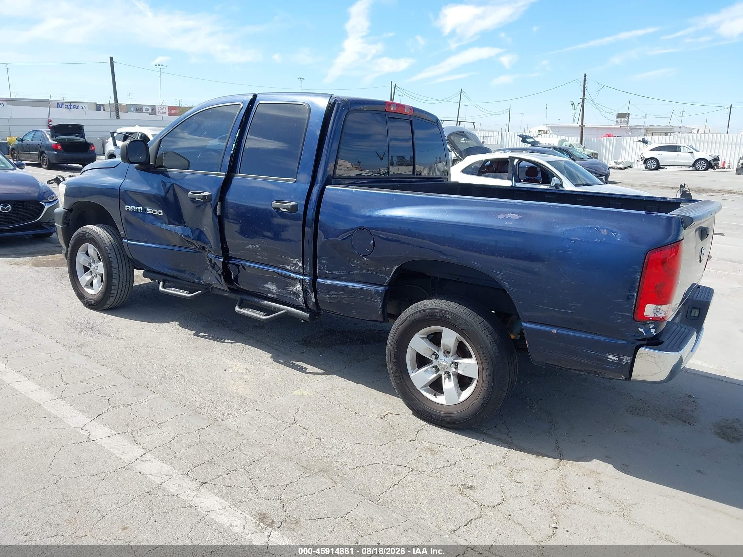 2006 Dodge Ram 1500 St Blue vin: 1D7HA18KX6J159984