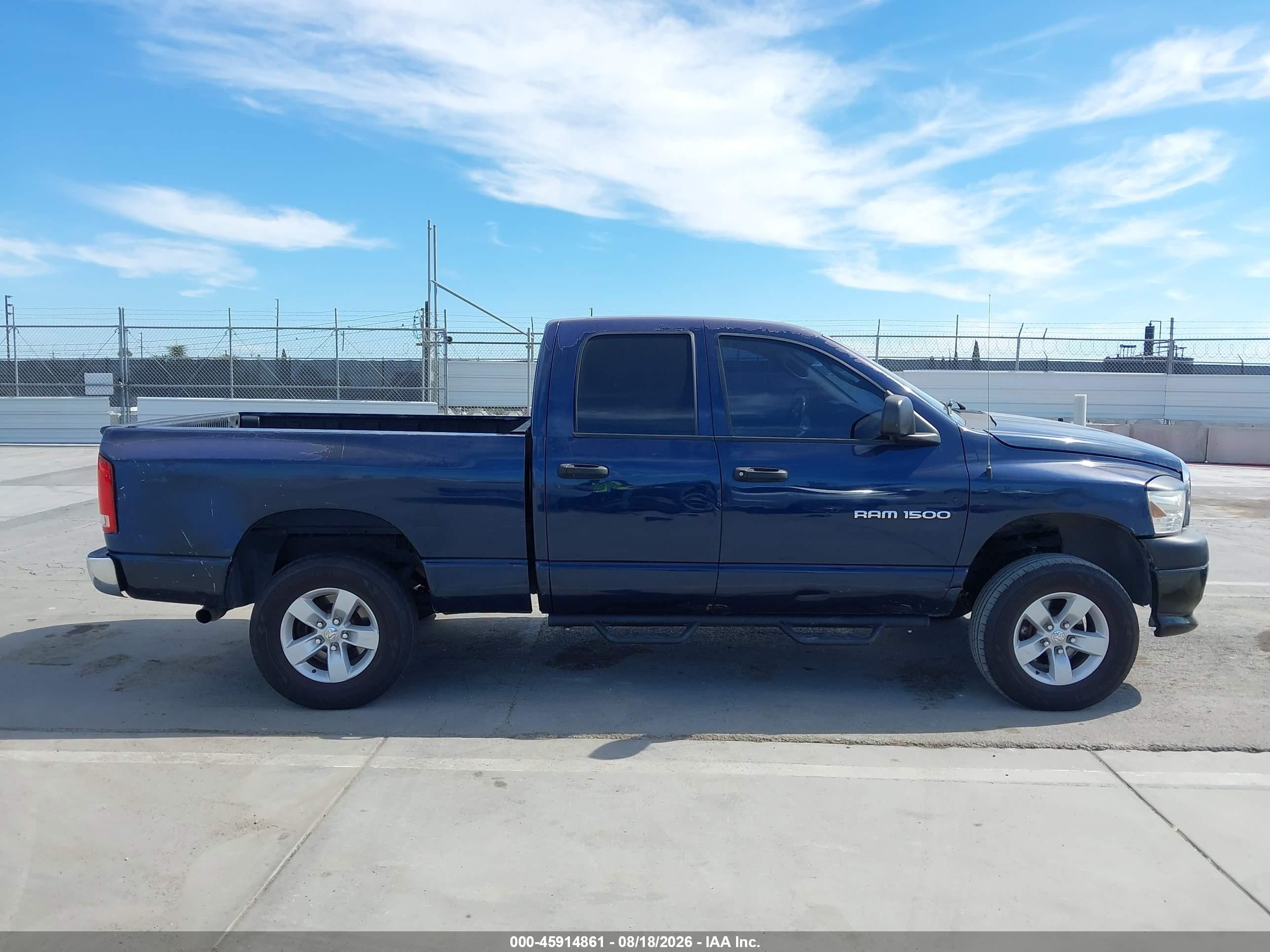 2006 Dodge Ram 1500 St Blue vin: 1D7HA18KX6J159984