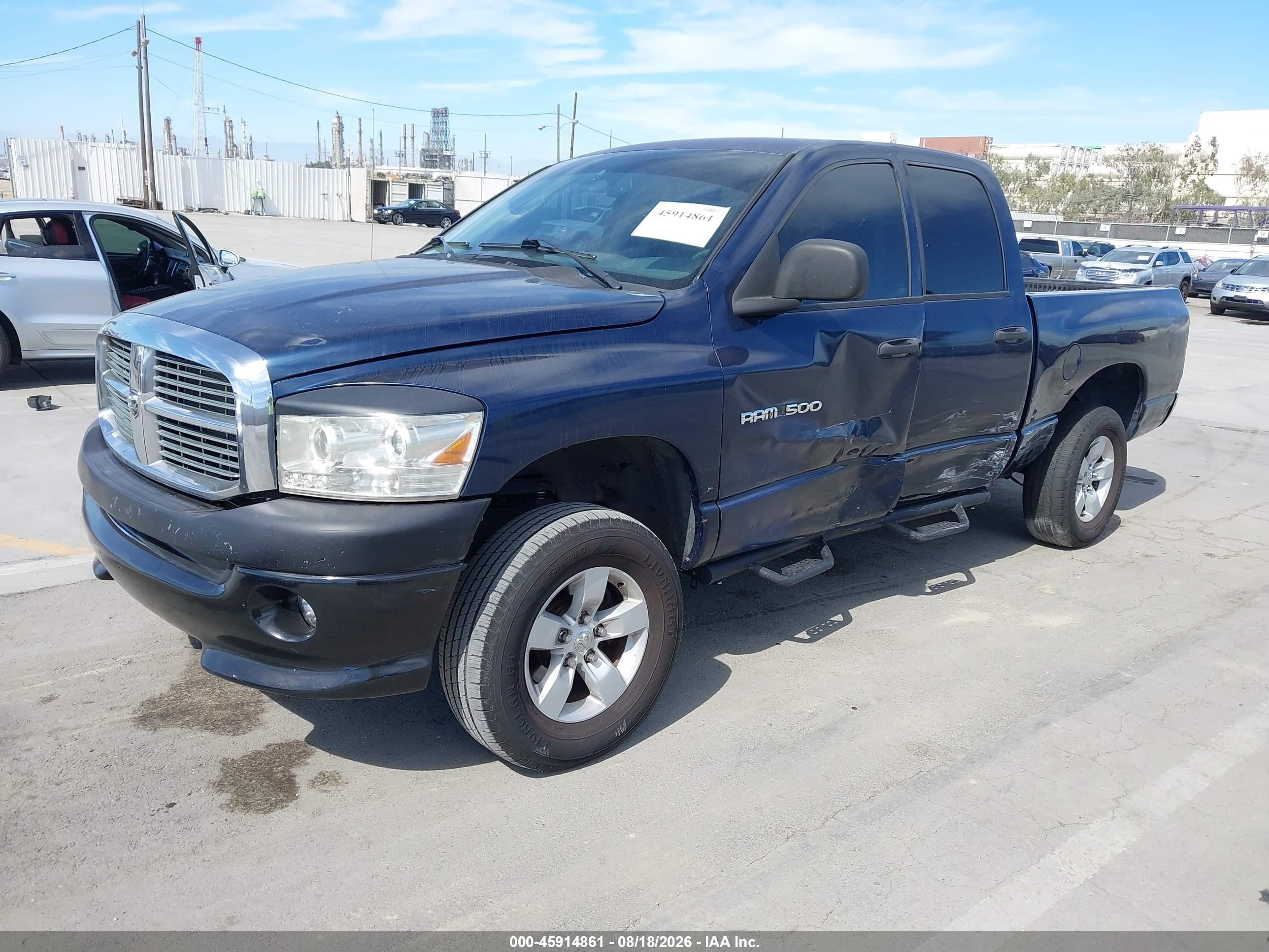 2006 Dodge Ram 1500 St Blue vin: 1D7HA18KX6J159984
