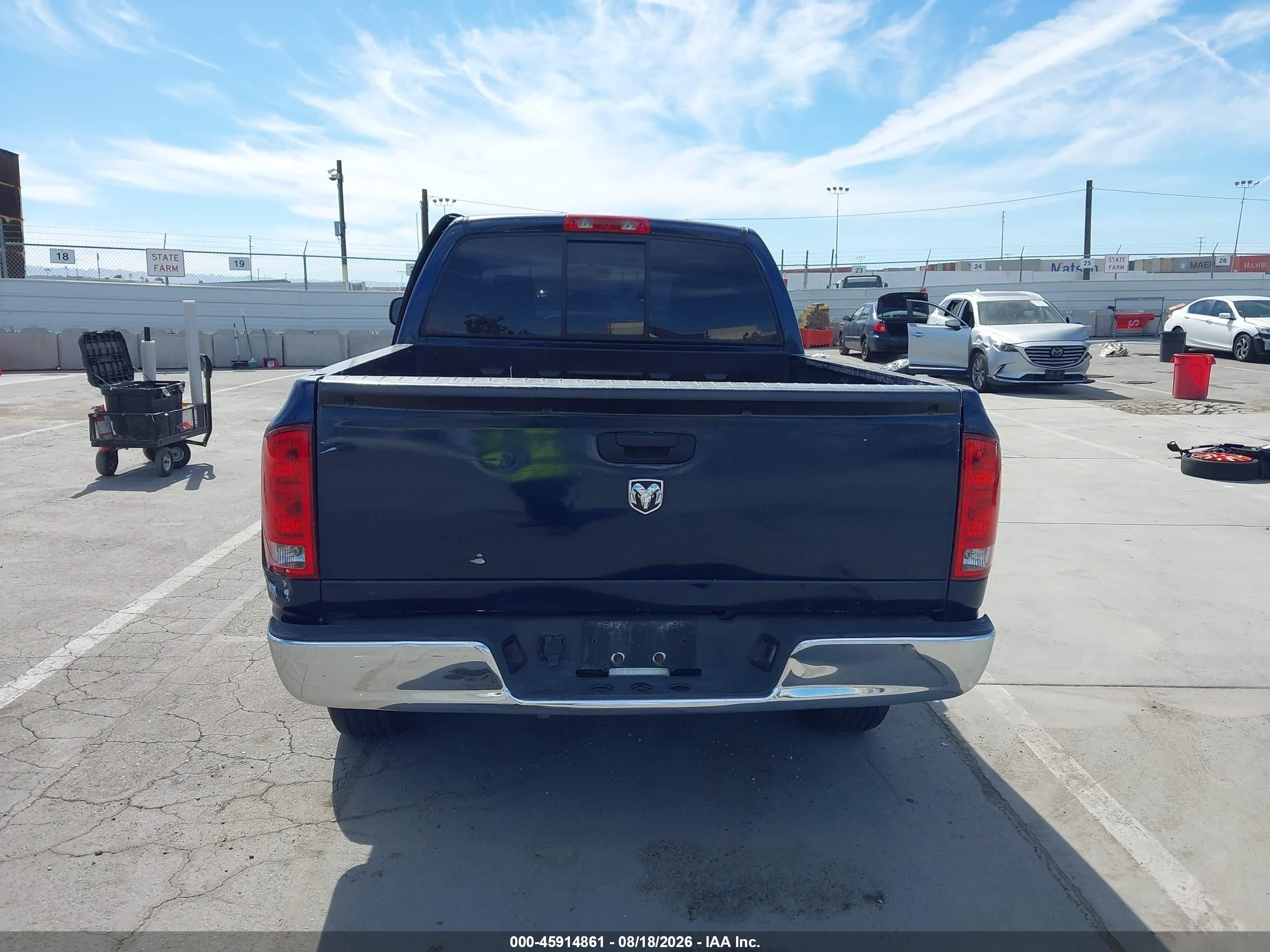 2006 Dodge Ram 1500 St Blue vin: 1D7HA18KX6J159984