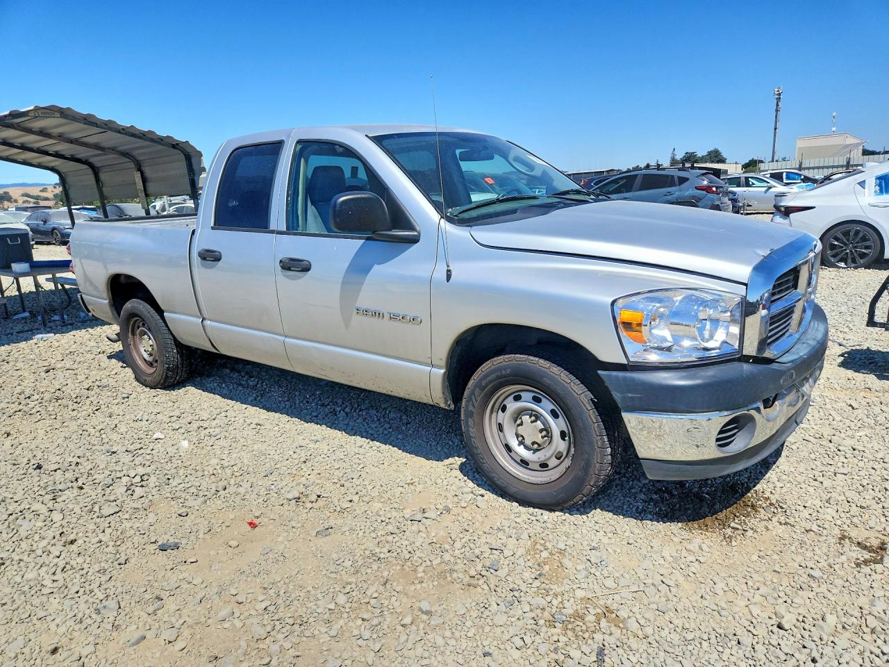 2007 Dodge Ram 1500 St Silver vin: 1D7HA18KX7J503573