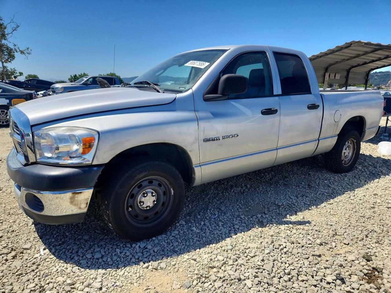 2007 Dodge Ram 1500 St Серебряный vin: 1D7HA18KX7J503573