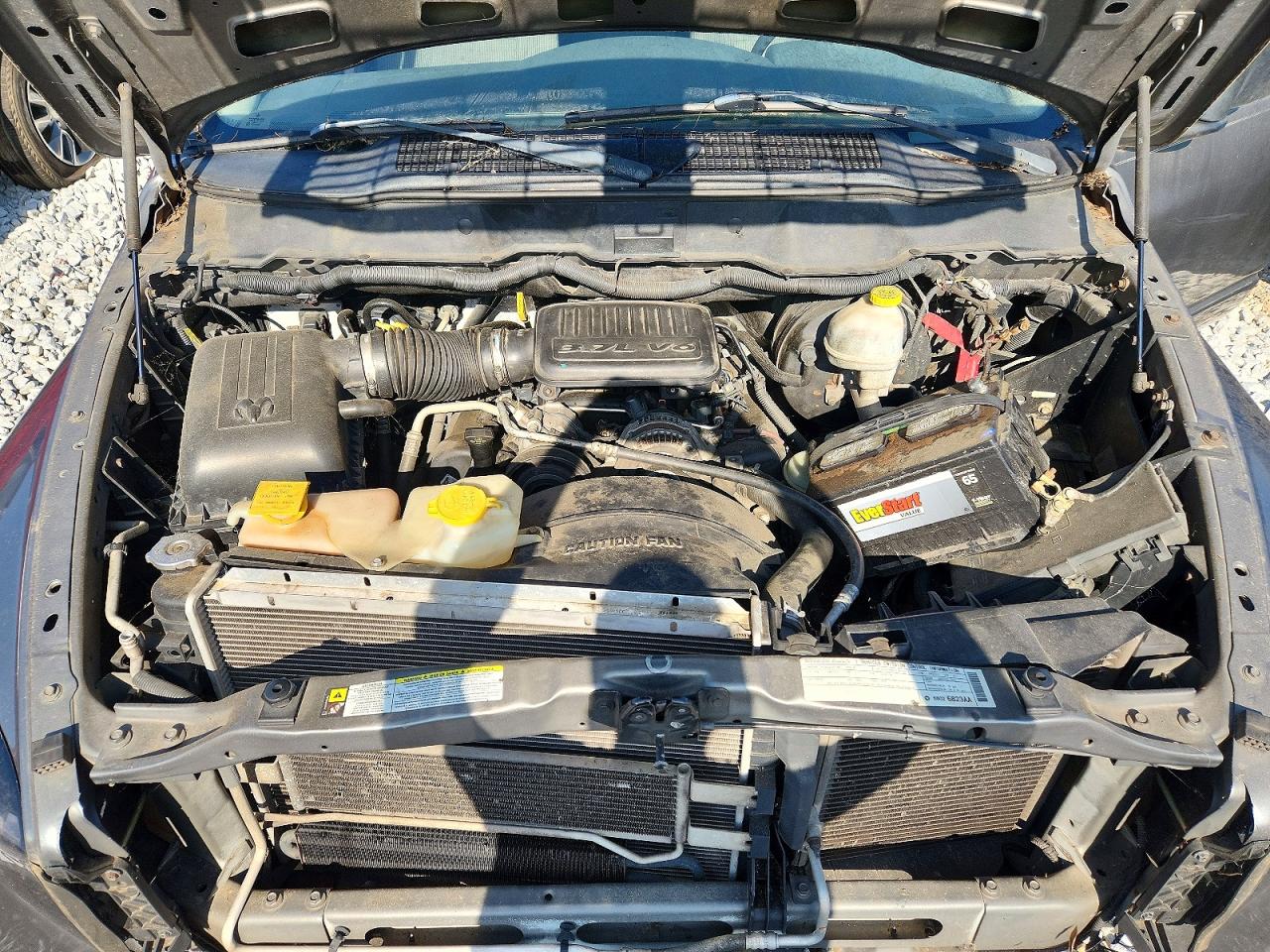 2008 Dodge Ram 1500 St Серый vin: 1D7HA18KX8J139642