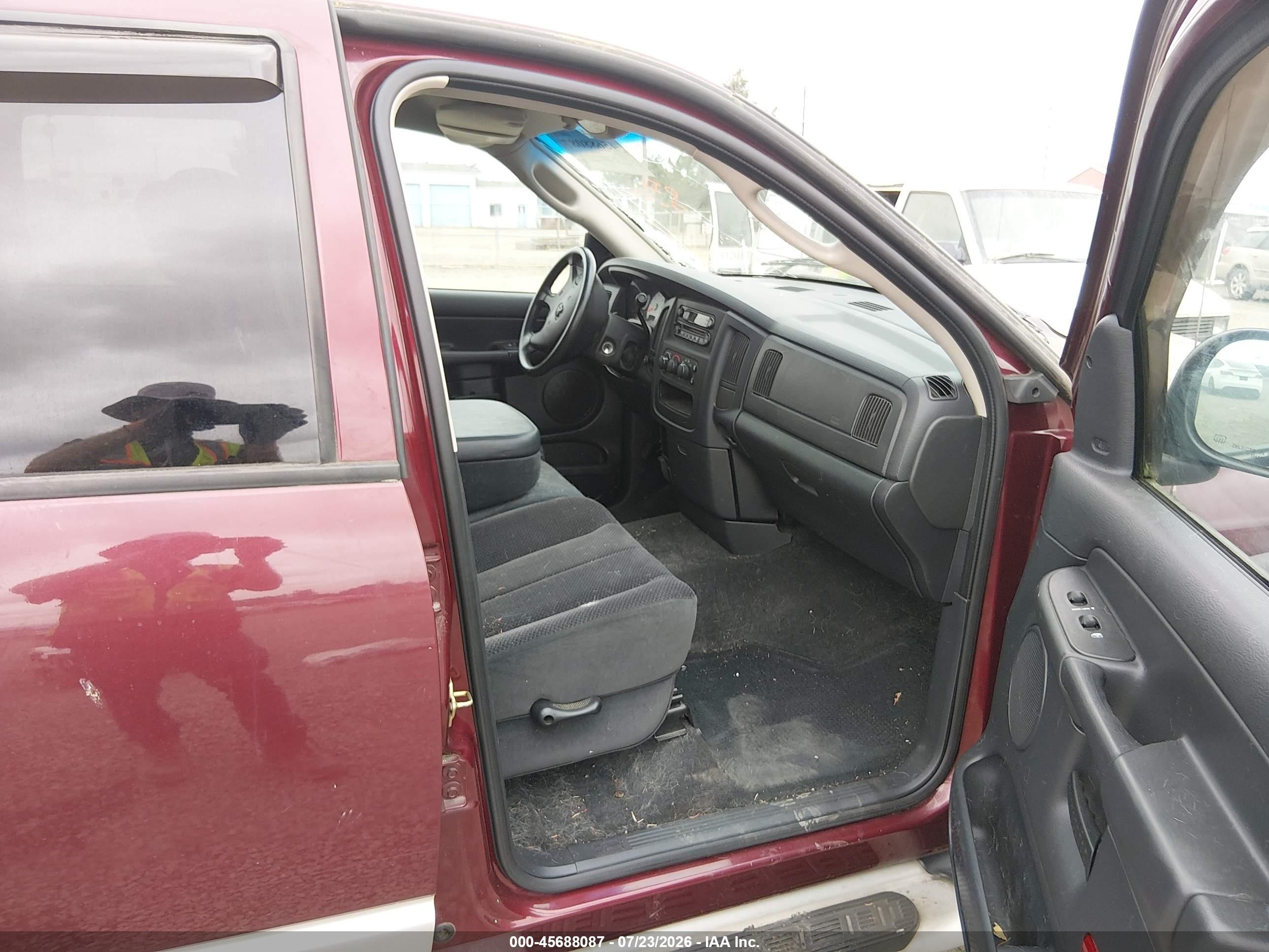 2003 Dodge Ram 1500 Slt/laramie/st Red vin: 1D7HA18N03S162912