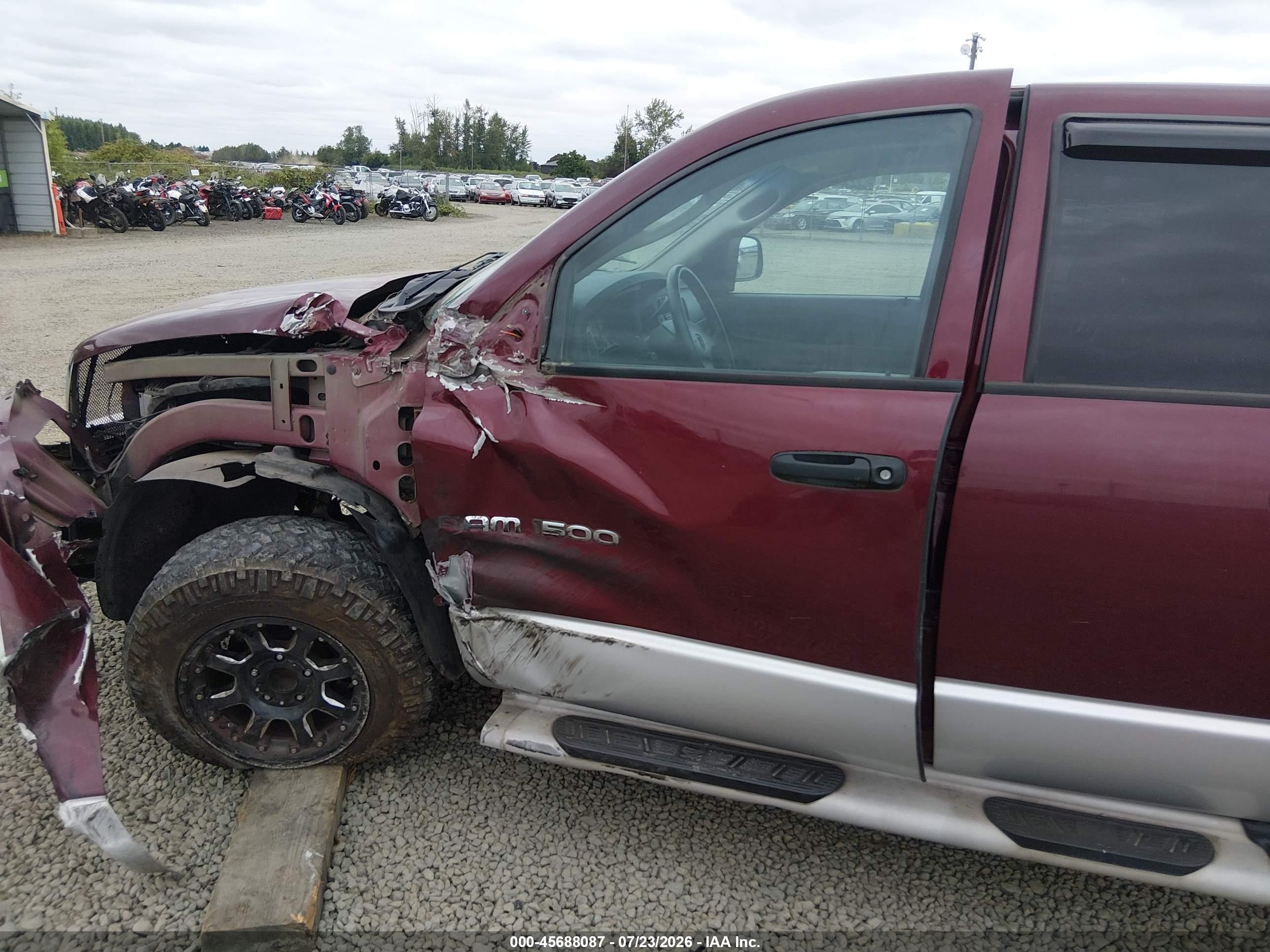 2003 Dodge Ram 1500 Slt/laramie/st Red vin: 1D7HA18N03S162912