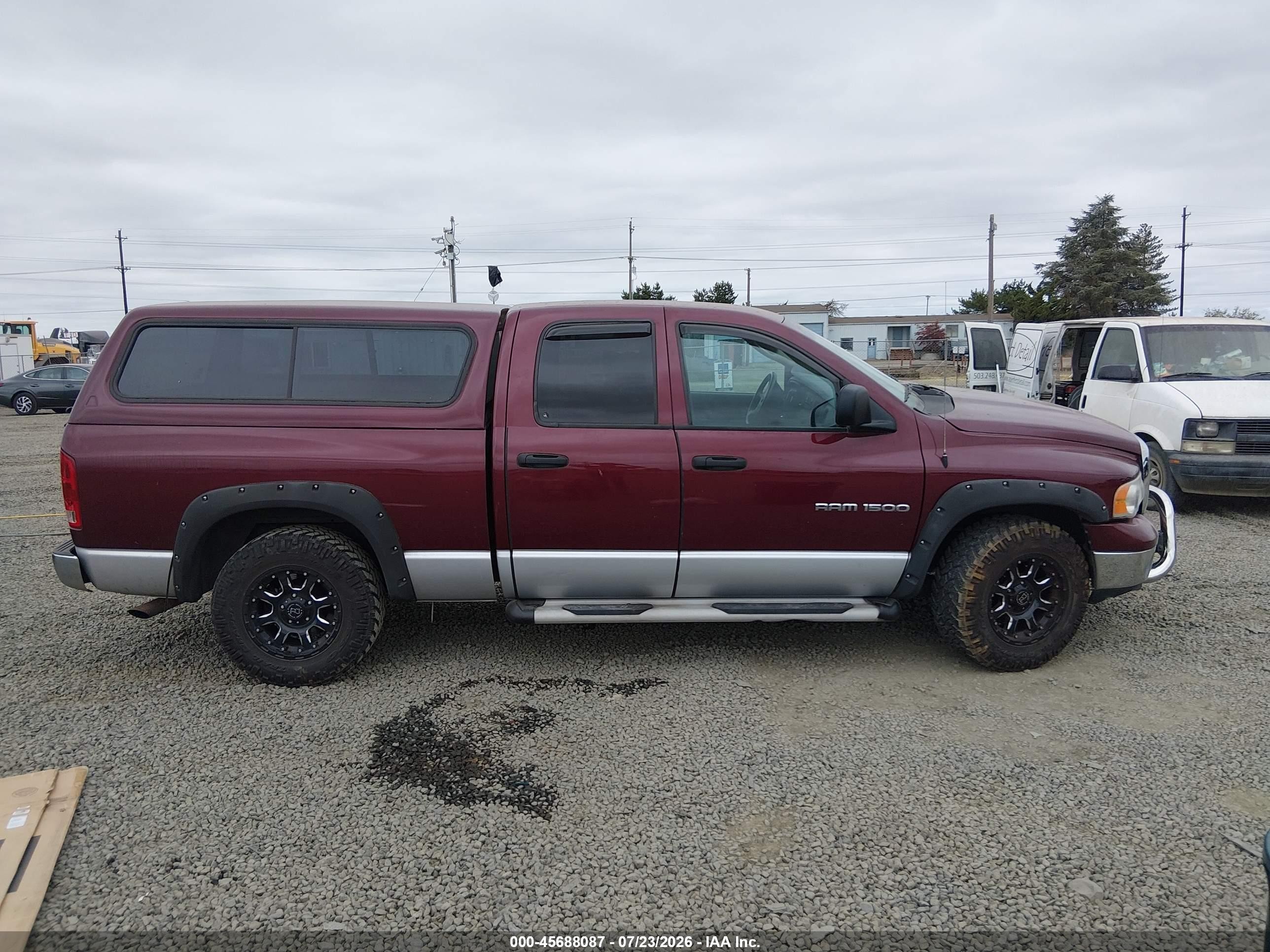 2003 Dodge Ram 1500 Slt/laramie/st Red vin: 1D7HA18N03S162912