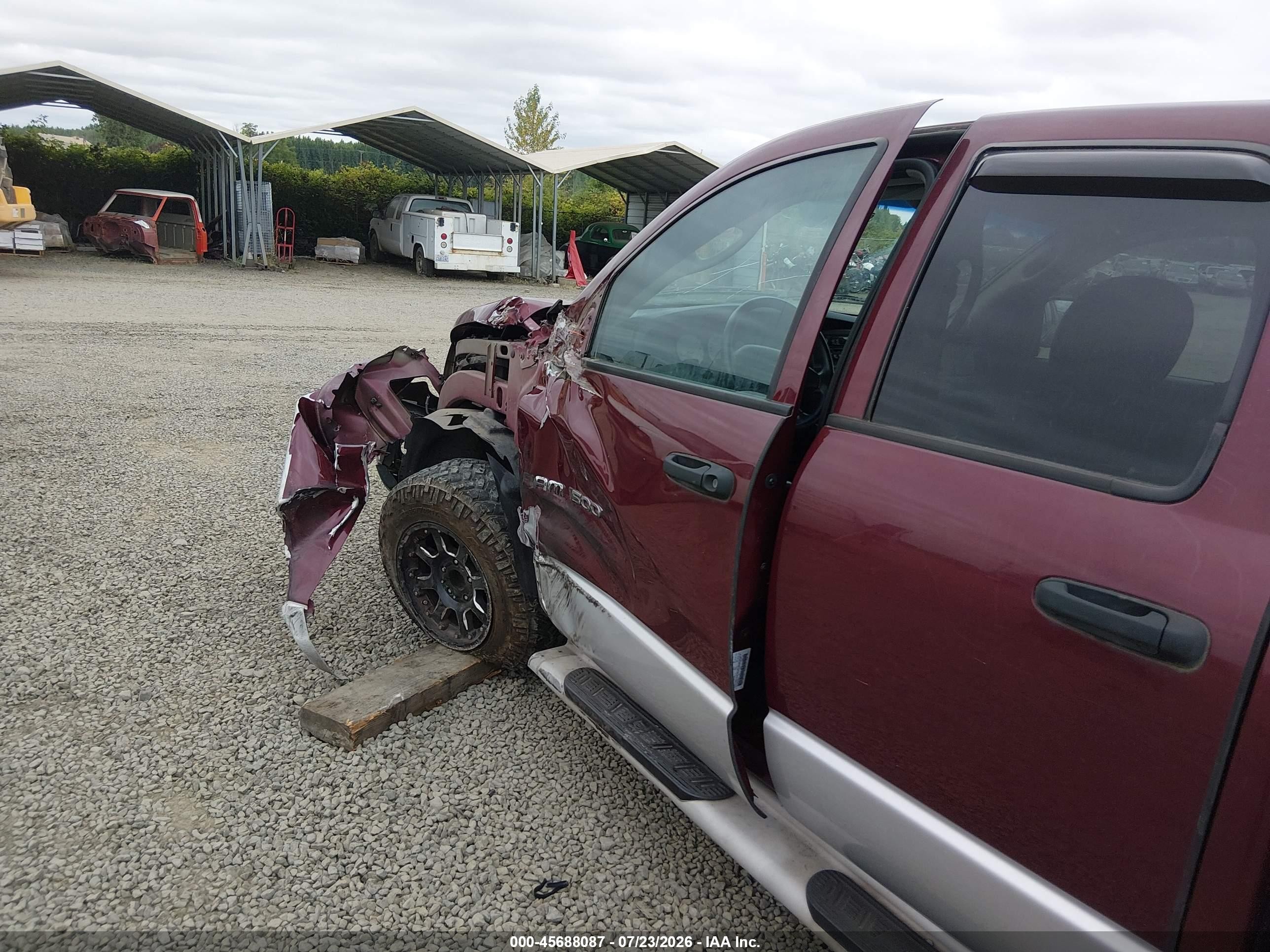 2003 Dodge Ram 1500 Slt/laramie/st Red vin: 1D7HA18N03S162912