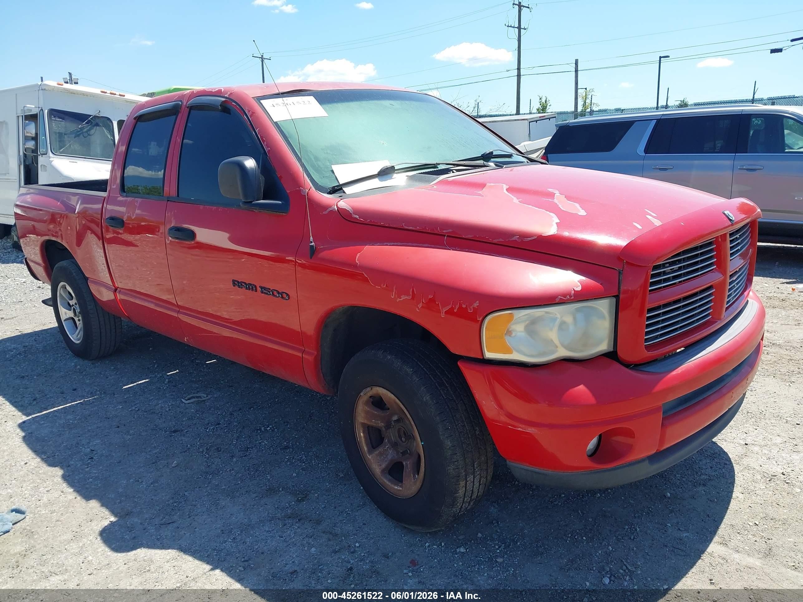 2003 Dodge Ram 1500   Red vin: 1D7HA18N03S165597