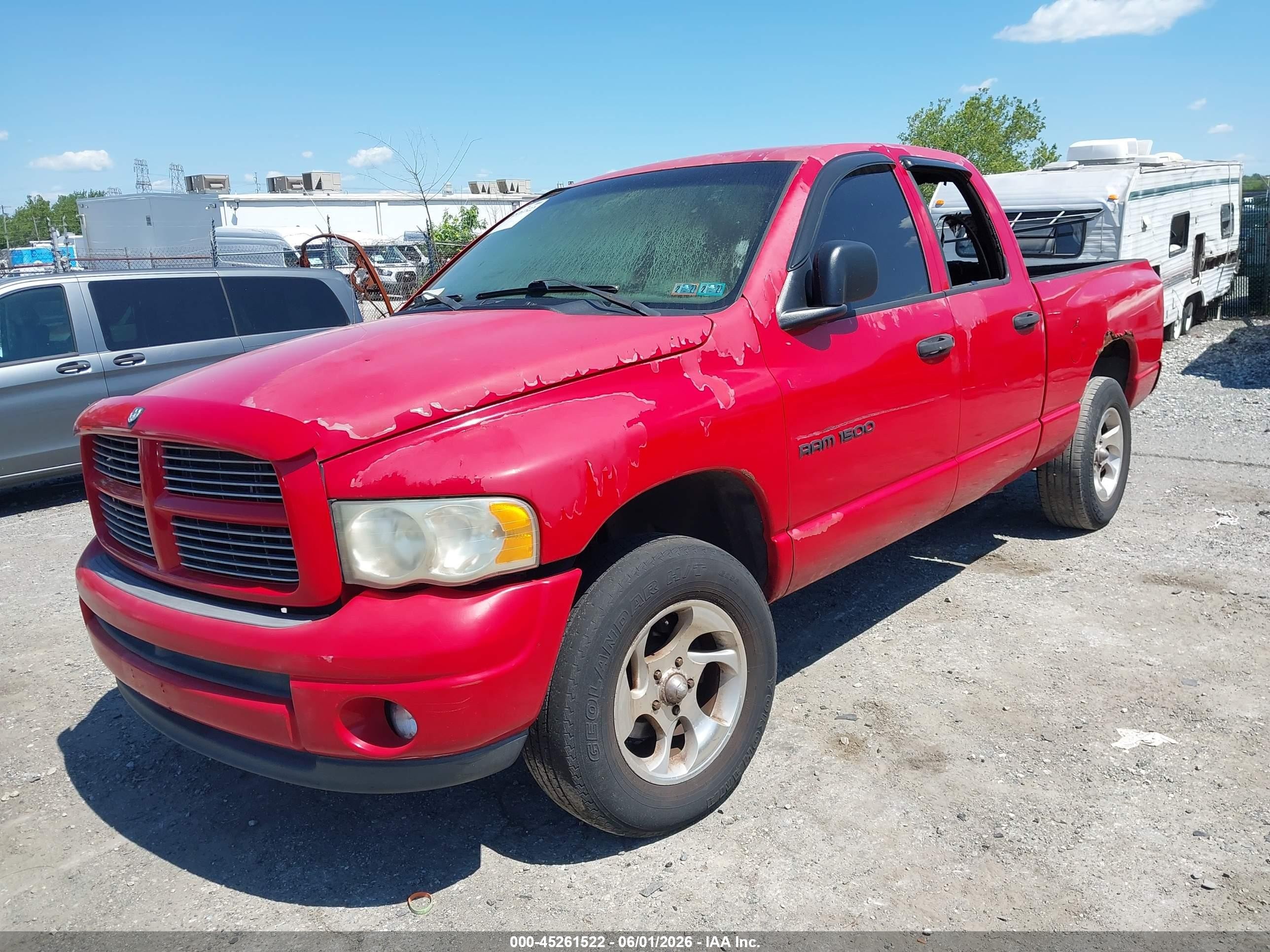 2003 Dodge Ram 1500   Red vin: 1D7HA18N03S165597