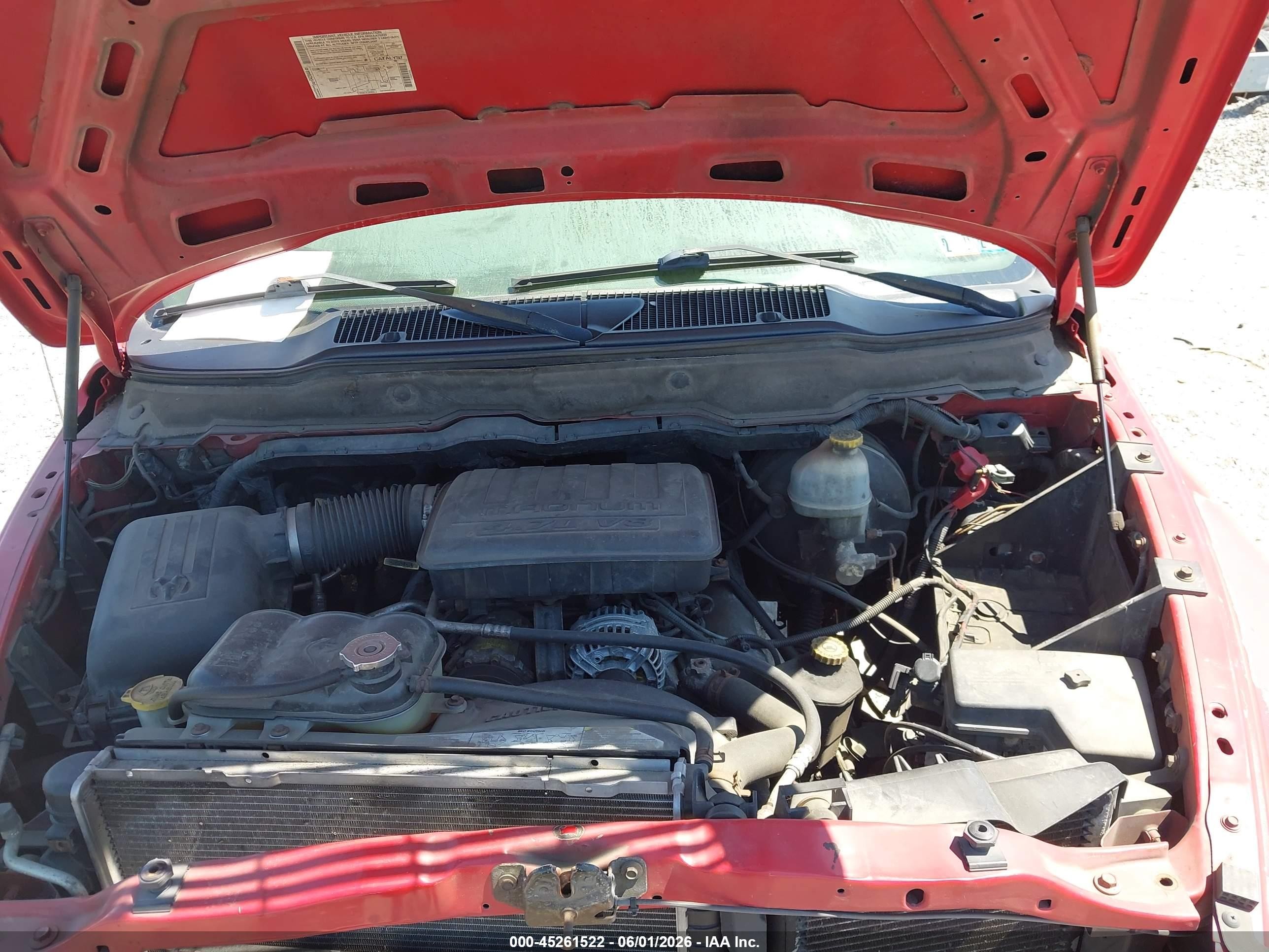 2003 Dodge Ram 1500   Red vin: 1D7HA18N03S165597