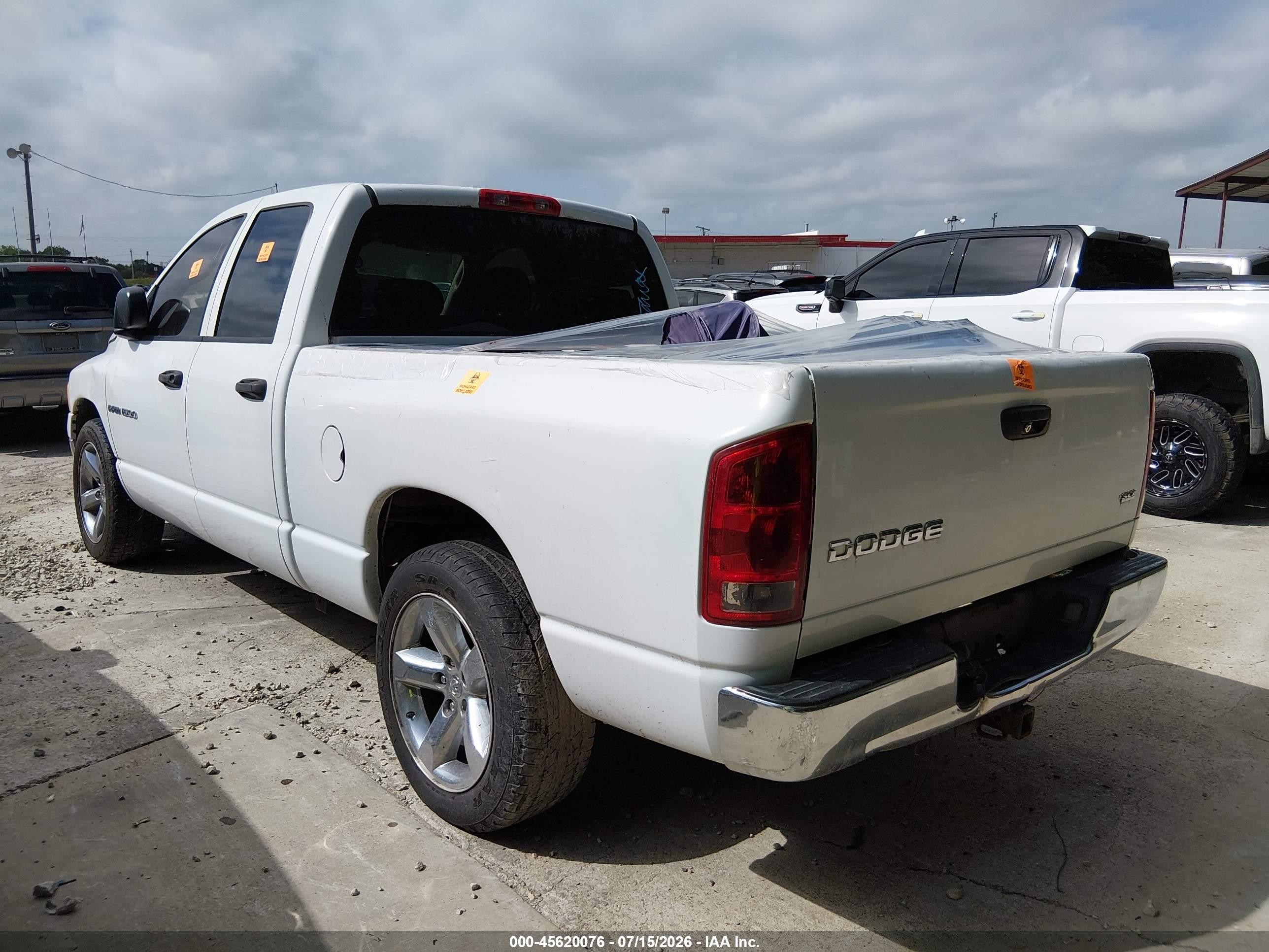 2004 Dodge Ram 1500 Slt/laramie White vin: 1D7HA18N04S505087