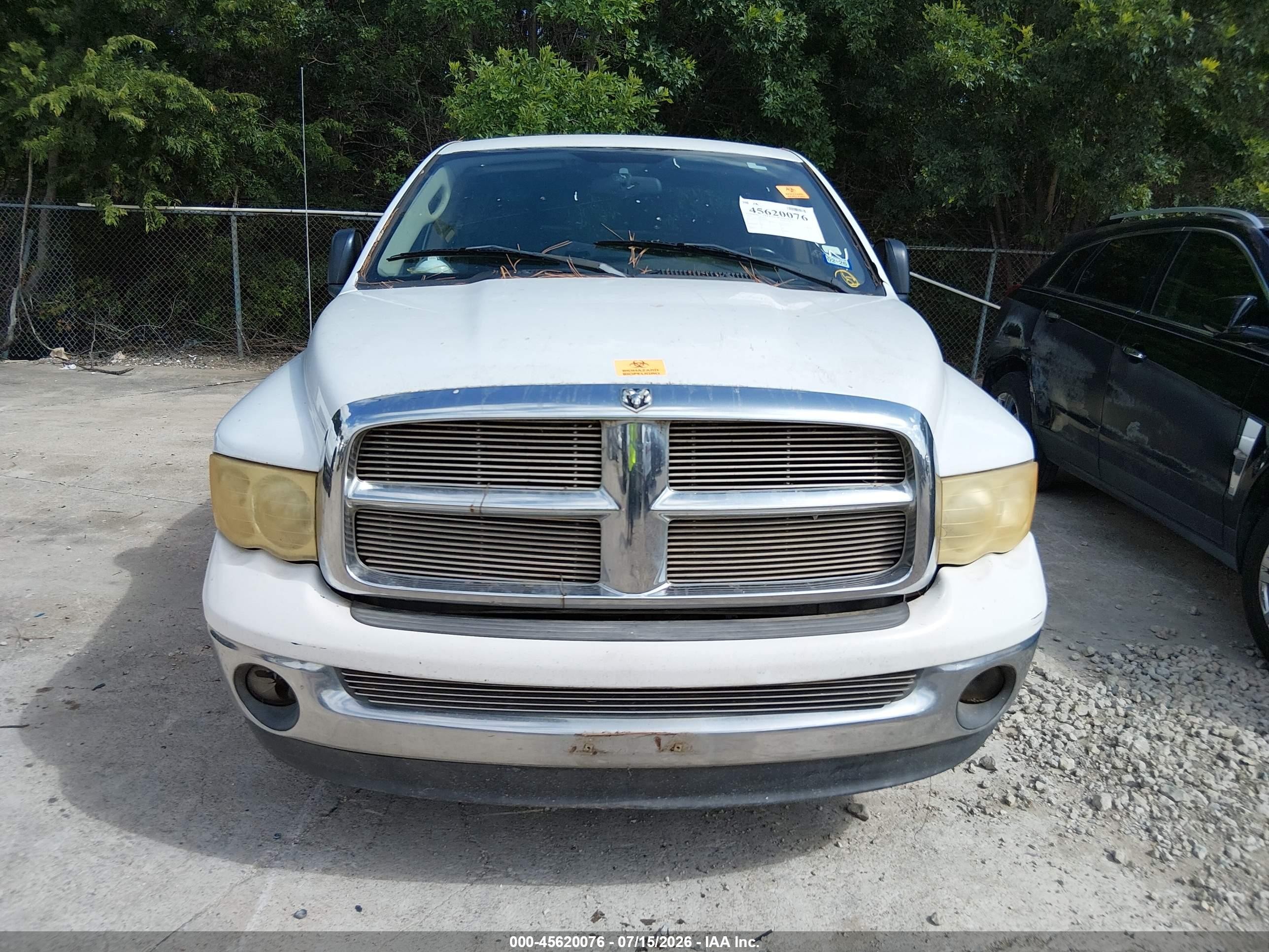 2004 Dodge Ram 1500 Slt/laramie White vin: 1D7HA18N04S505087