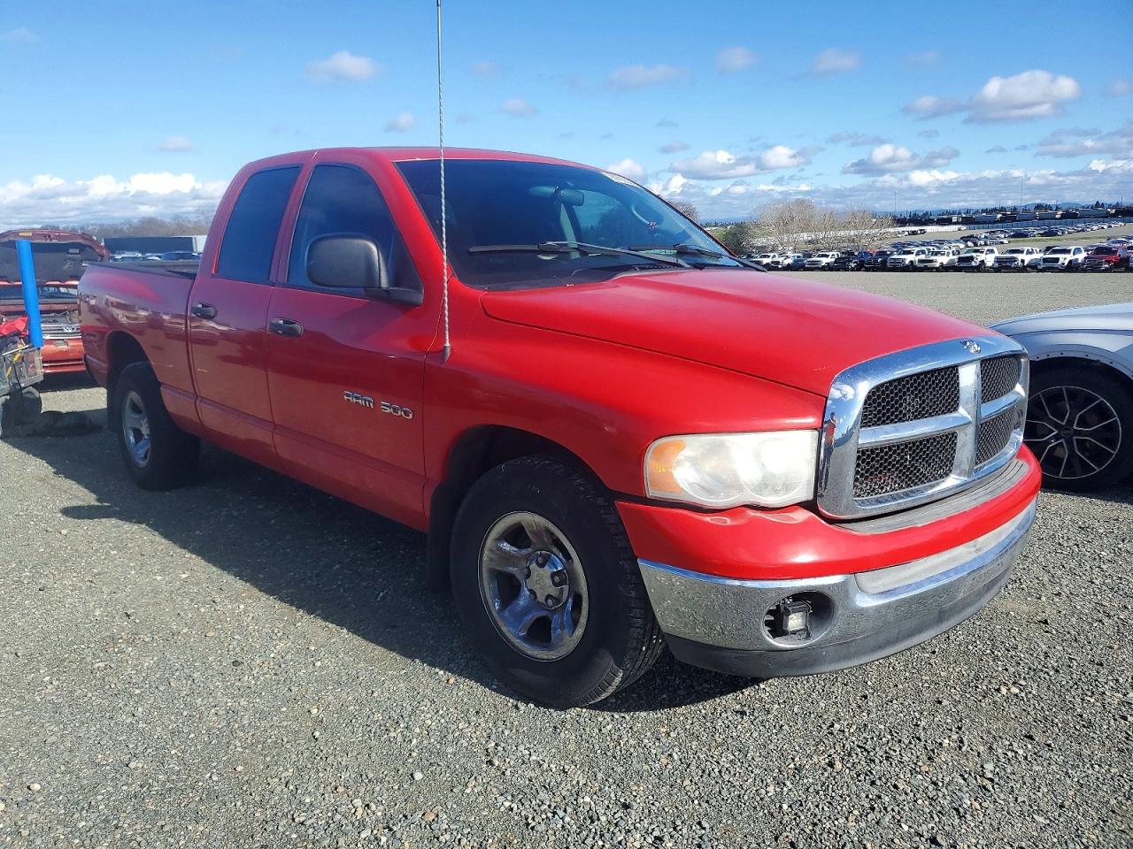 2004 Dodge Ram 1500 St Красный vin: 1D7HA18N04S673618