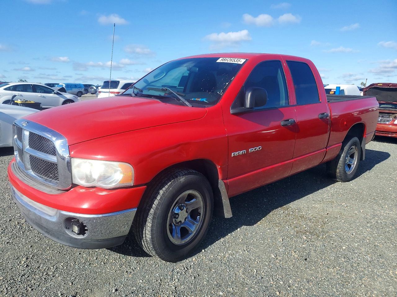 2004 Dodge Ram 1500 St Красный vin: 1D7HA18N04S673618