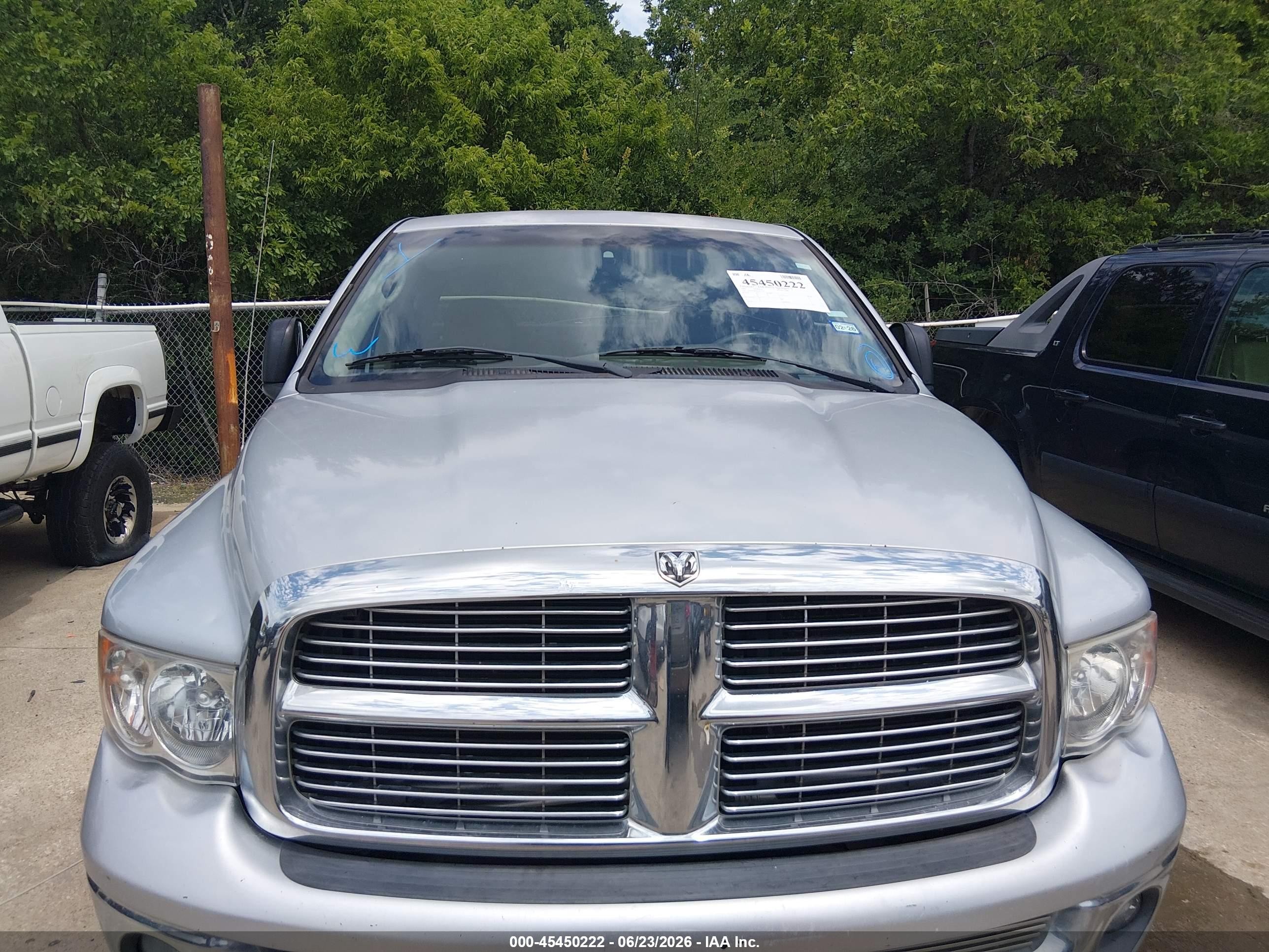 2005 Dodge Ram 1500 Slt/laramie Silver vin: 1D7HA18N05J595199