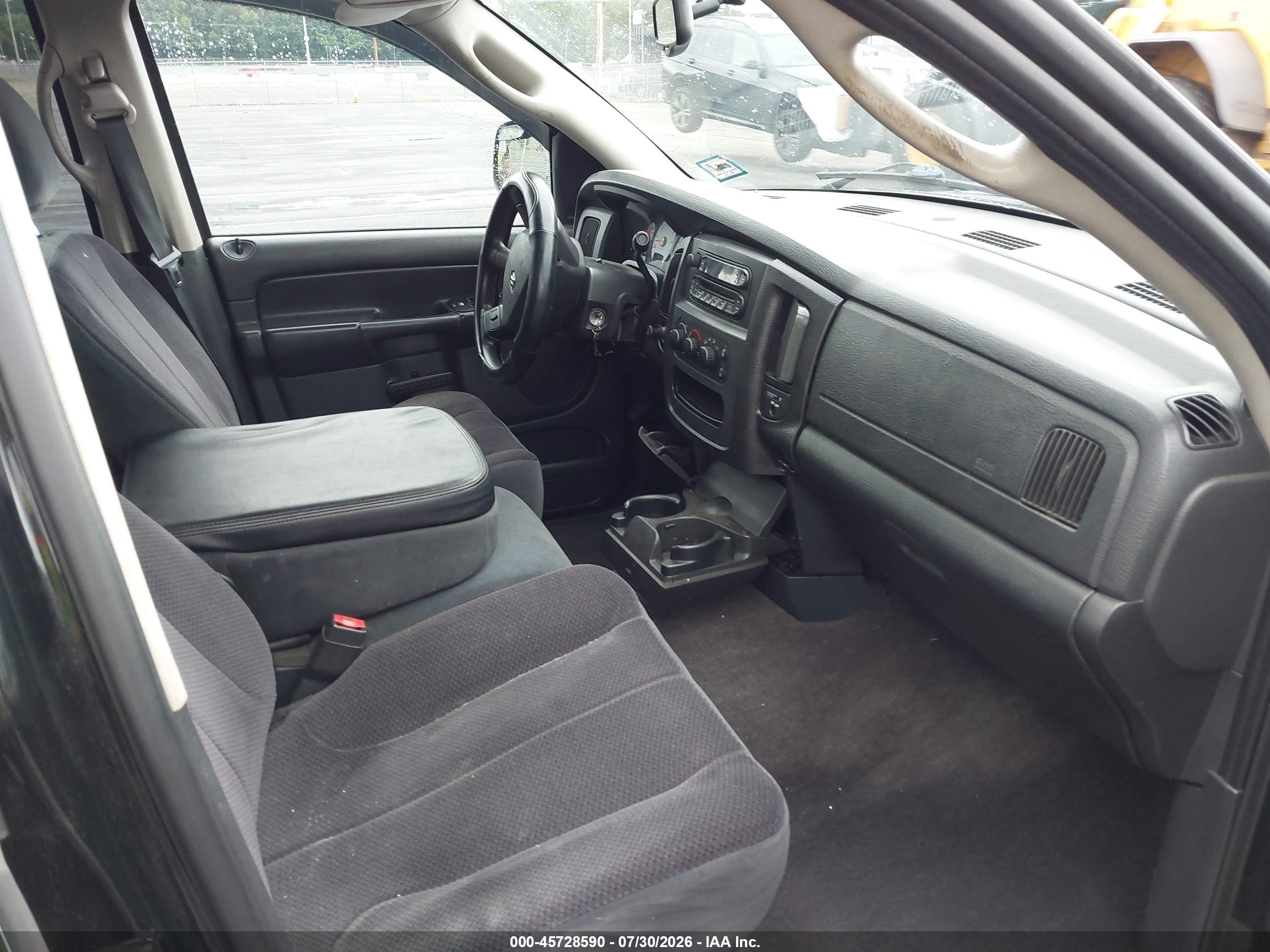 2005 Dodge Ram 1500 Slt/laramie Black vin: 1D7HA18N05S355211