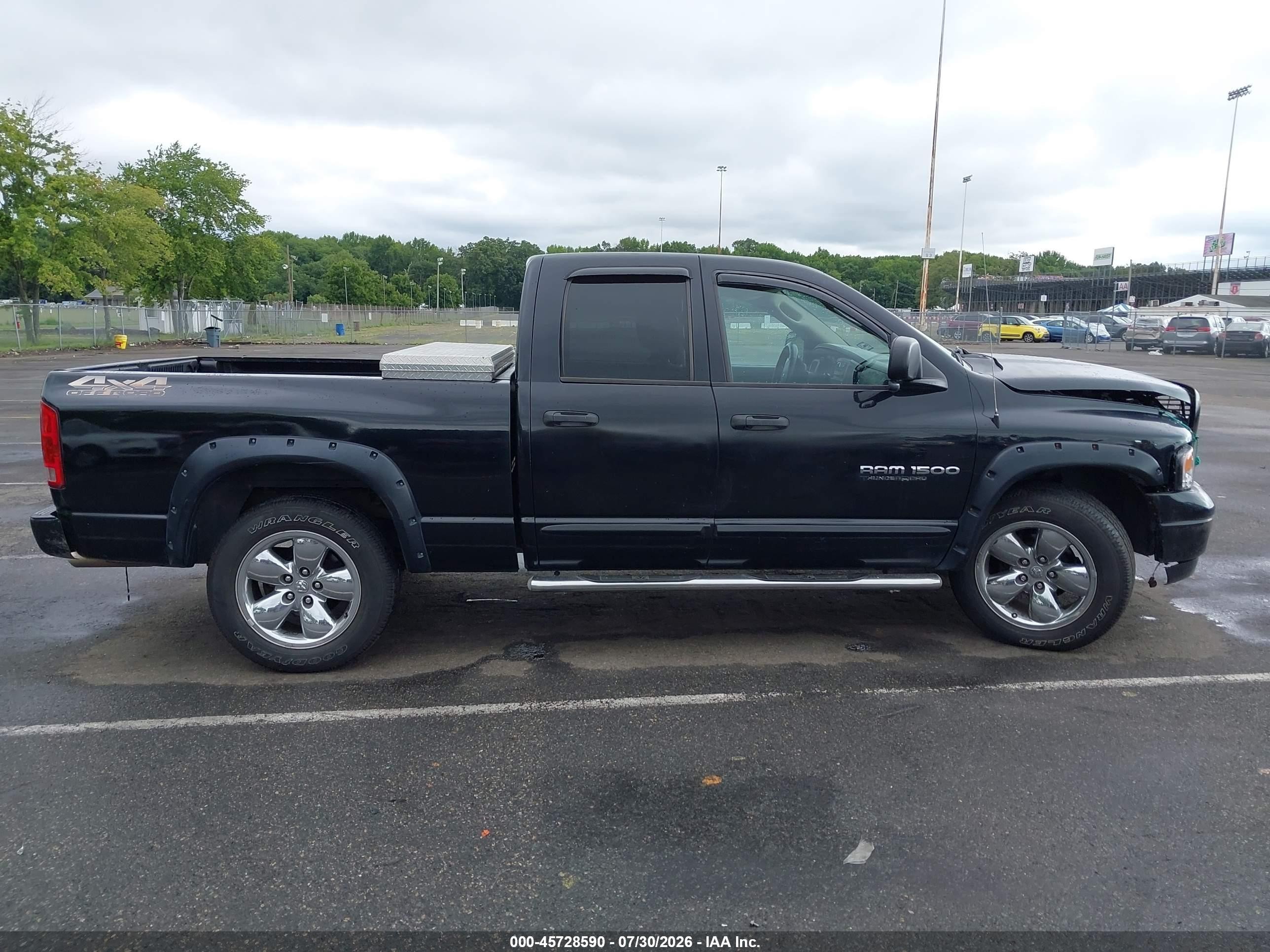 2005 Dodge Ram 1500 Slt/laramie Black vin: 1D7HA18N05S355211