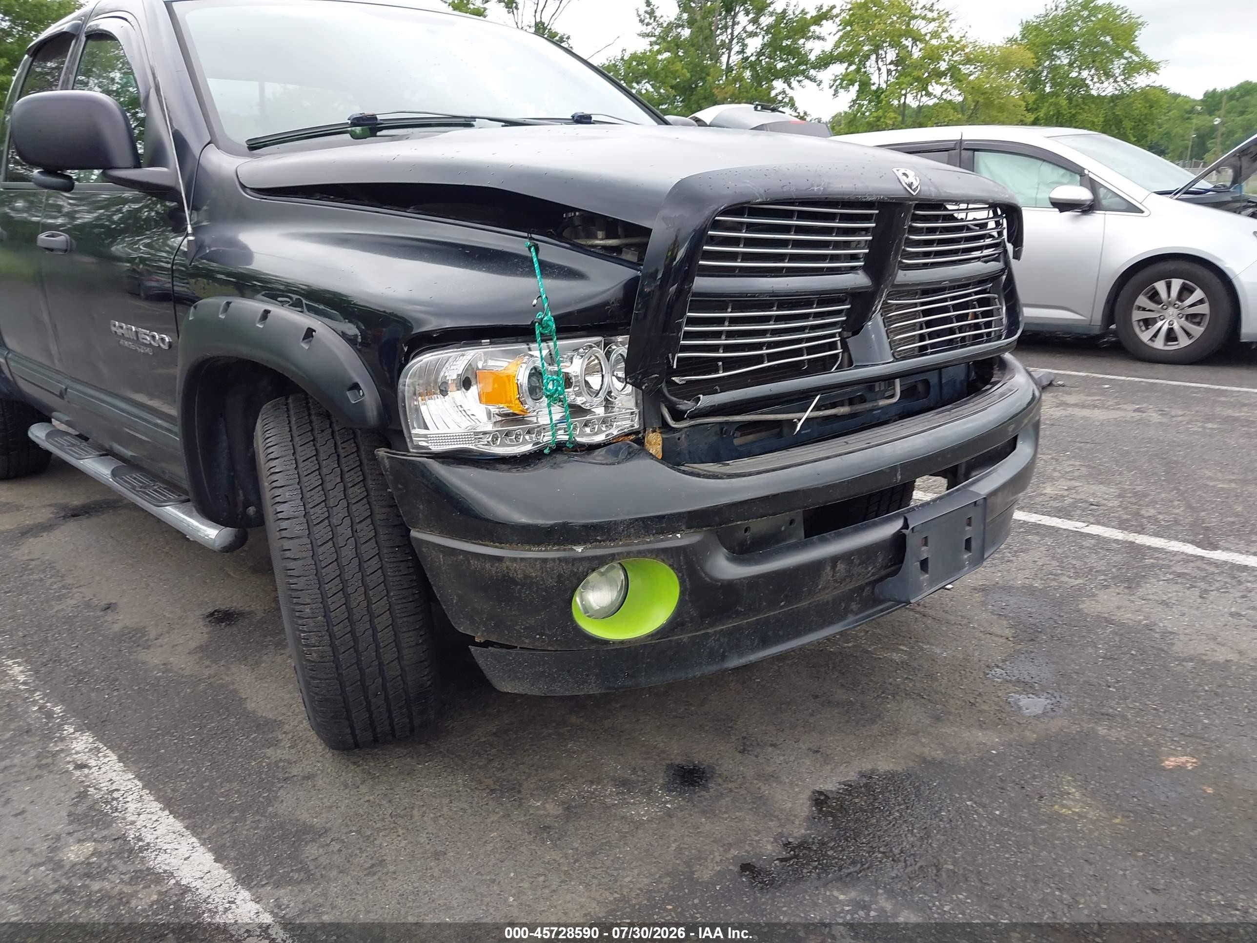 2005 Dodge Ram 1500 Slt/laramie Black vin: 1D7HA18N05S355211