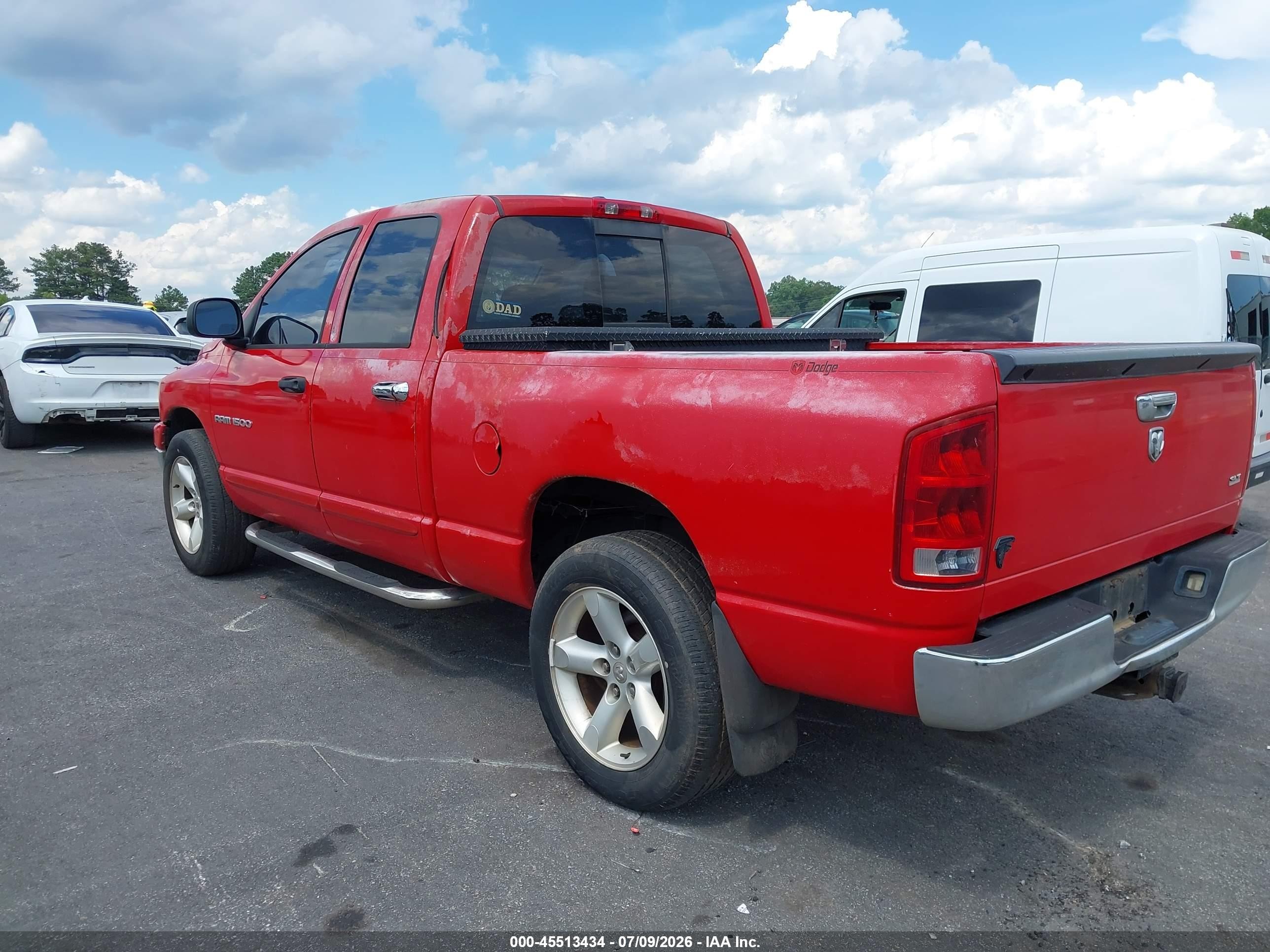 2006 Dodge Ram 1500 Slt Красный vin: 1D7HA18N06S581024