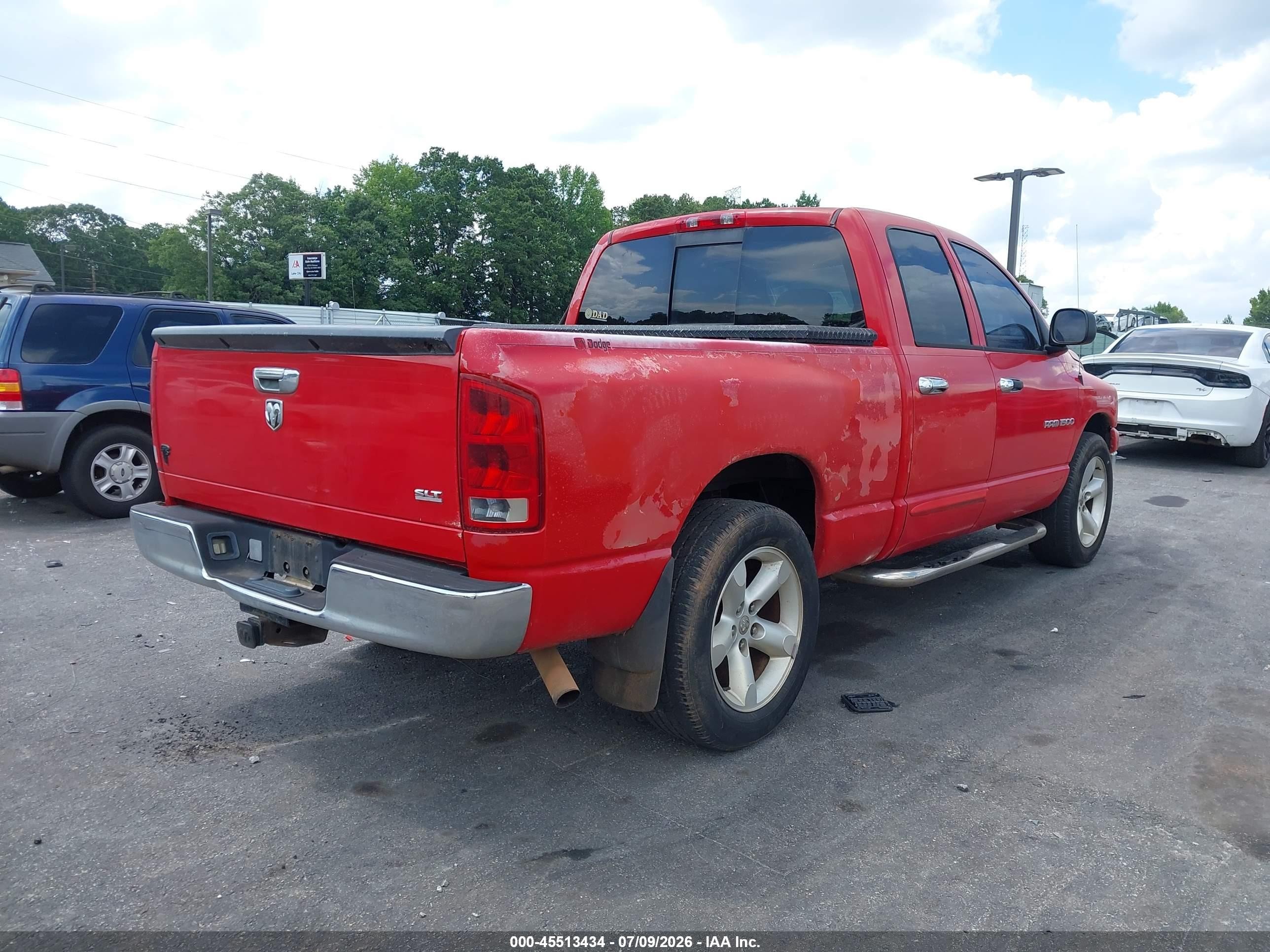 2006 Dodge Ram 1500 Slt Красный vin: 1D7HA18N06S581024