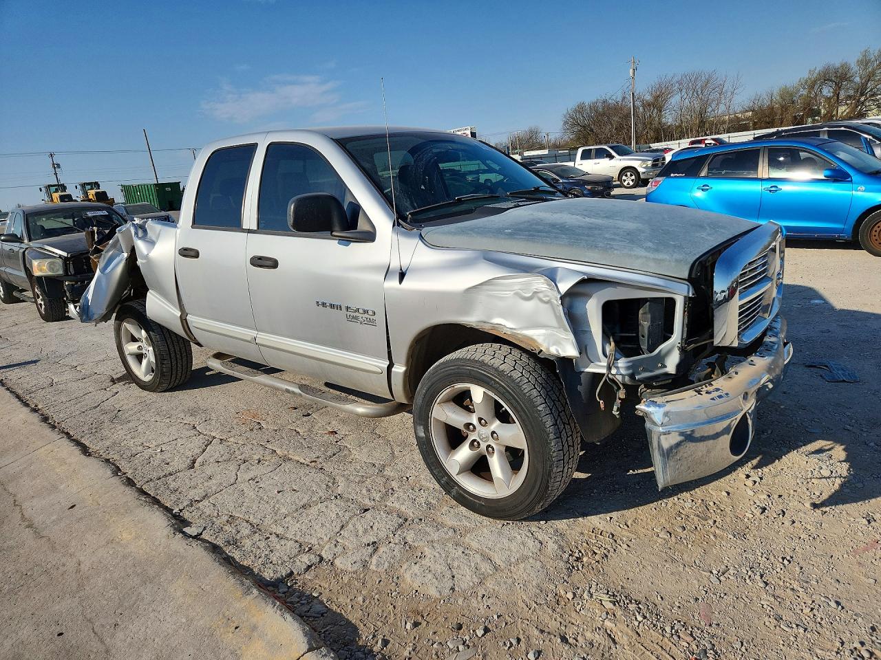 2006 Dodge Ram 1500 St Silver vin: 1D7HA18N06S597899
