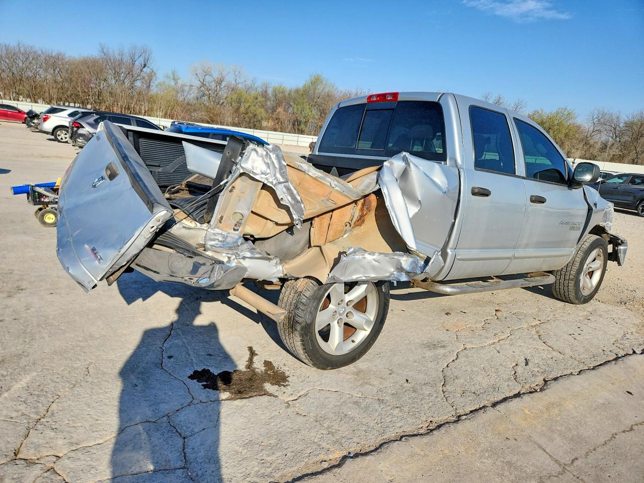 2006 Dodge Ram 1500 St Silver vin: 1D7HA18N06S597899