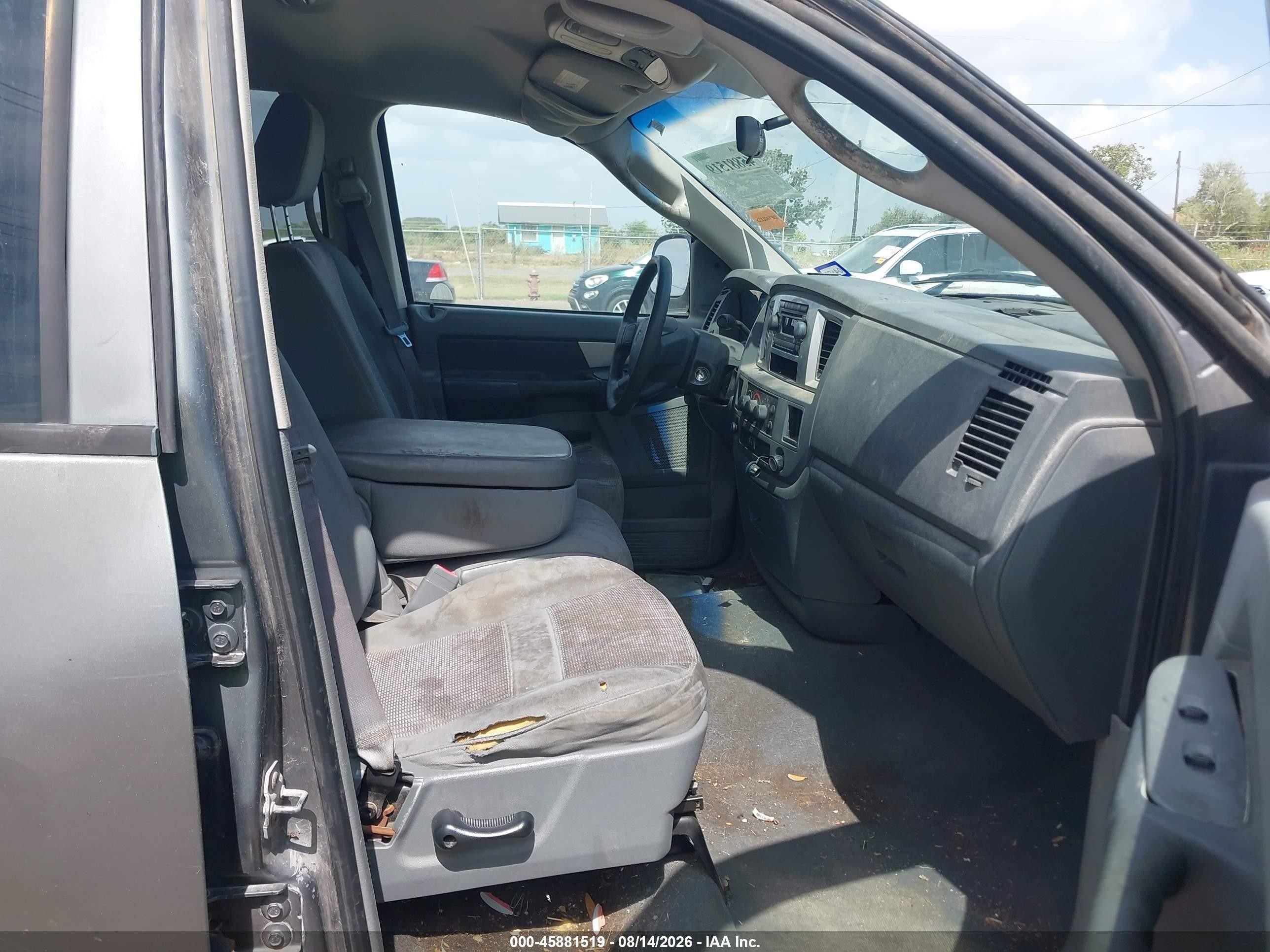 2008 Dodge Ram 1500 Slt Gray vin: 1D7HA18N08J236505
