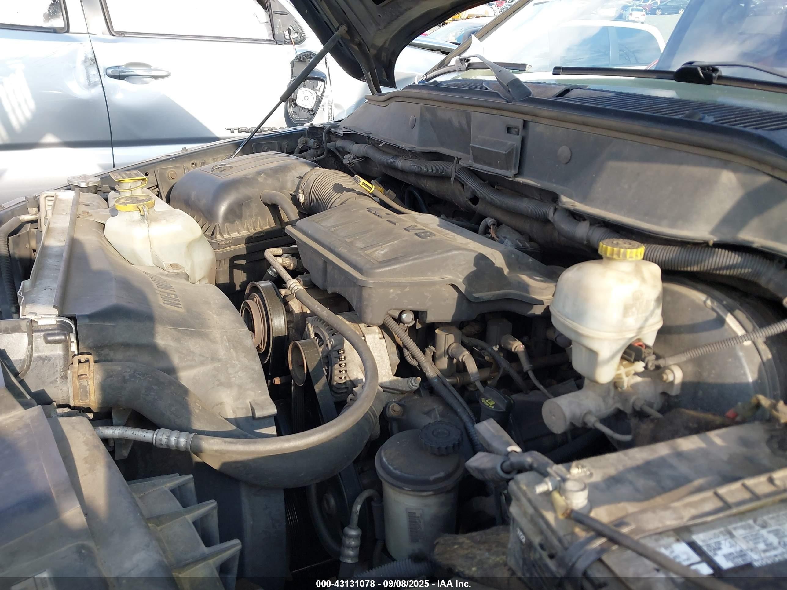 2008 Dodge Ram 1500 St/sxt Черный vin: 1D7HA18N08S520890