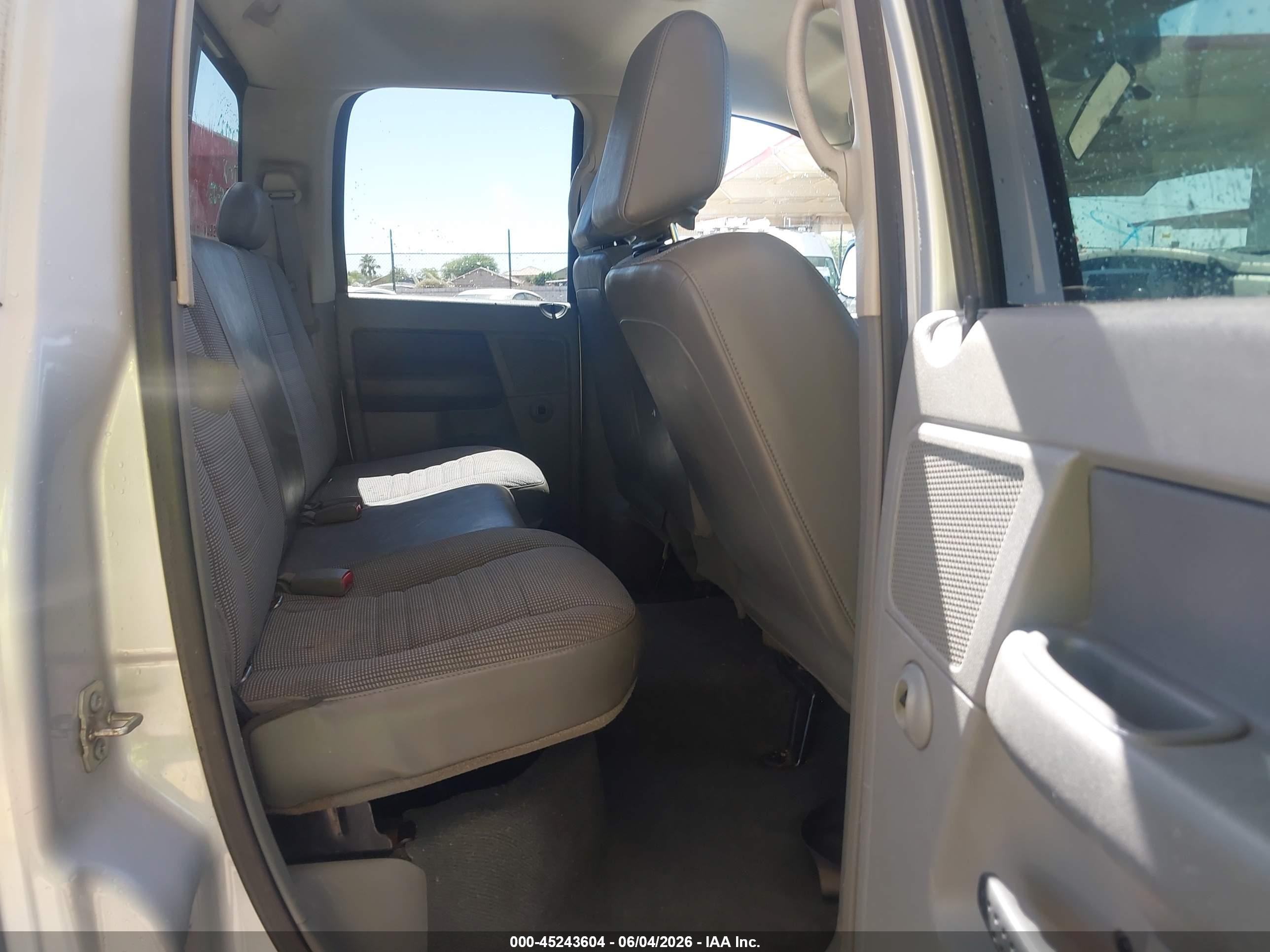 2008 Dodge Ram 1500 Slt Gray vin: 1D7HA18N08S537723