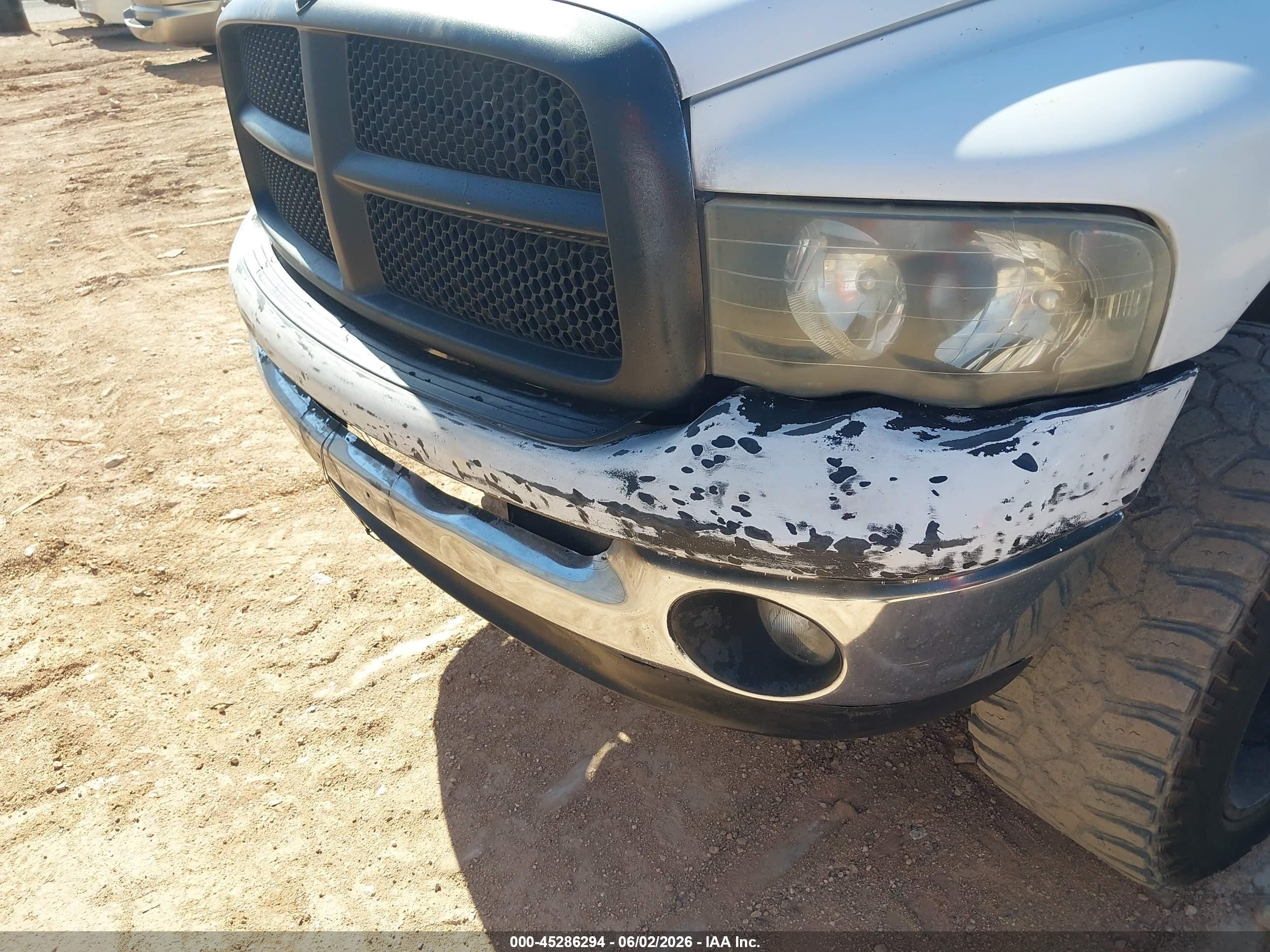 2003 Dodge Ram 1500 Slt/laramie/st White vin: 1D7HA18N13J629213