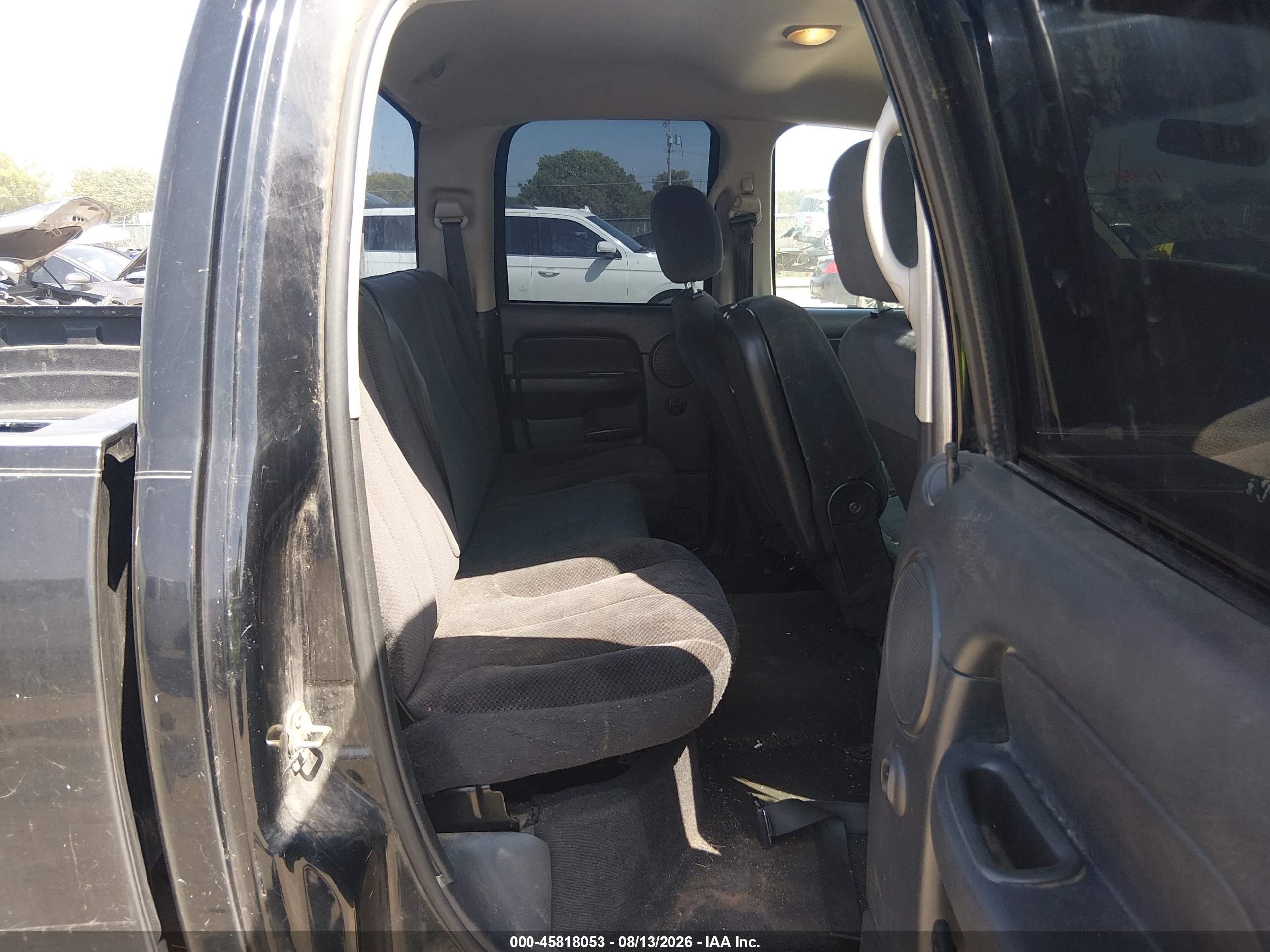 2003 Dodge Ram 1500 Slt/laramie/st Black vin: 1D7HA18N13J673048