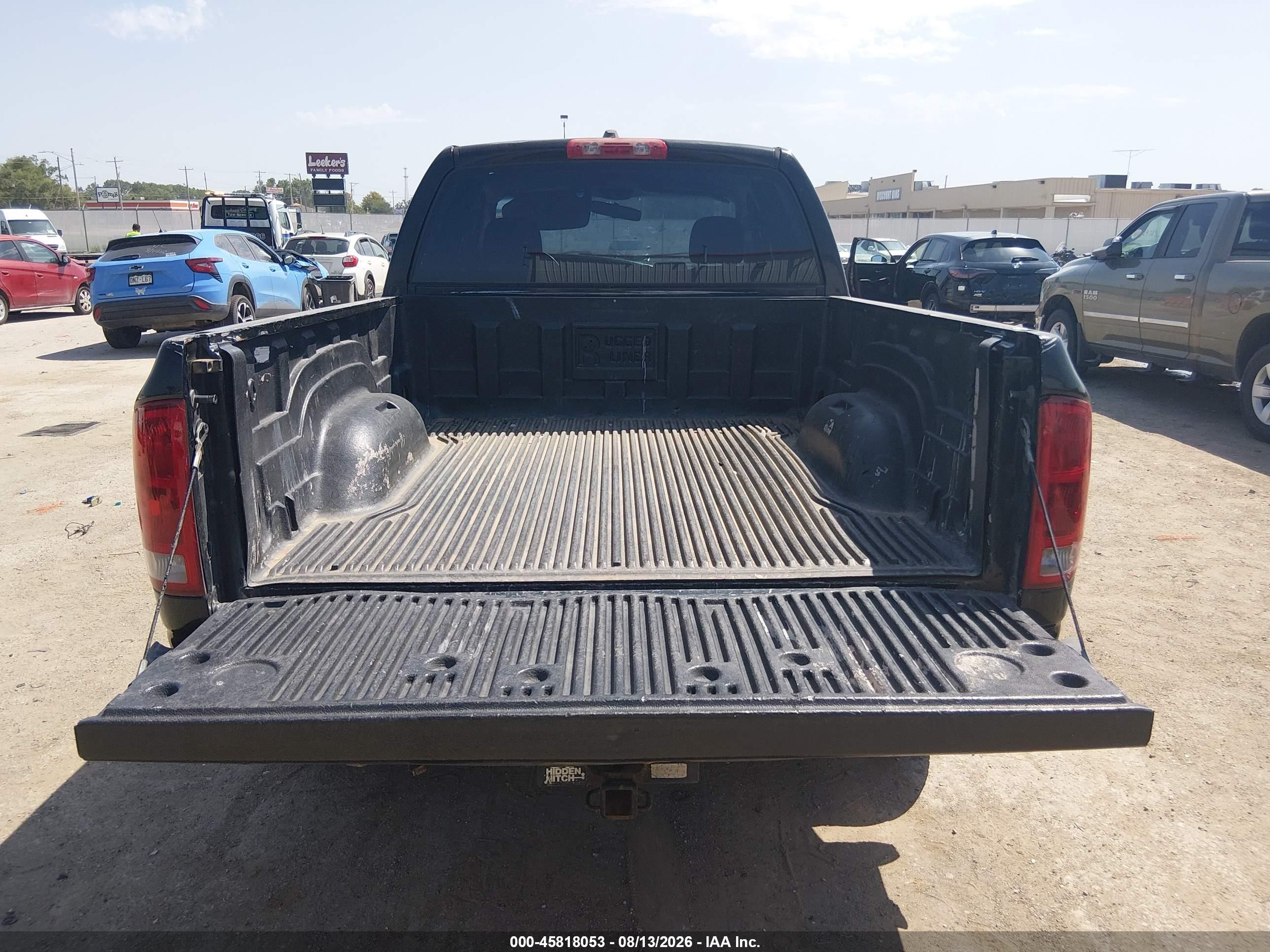 2003 Dodge Ram 1500 Slt/laramie/st Black vin: 1D7HA18N13J673048