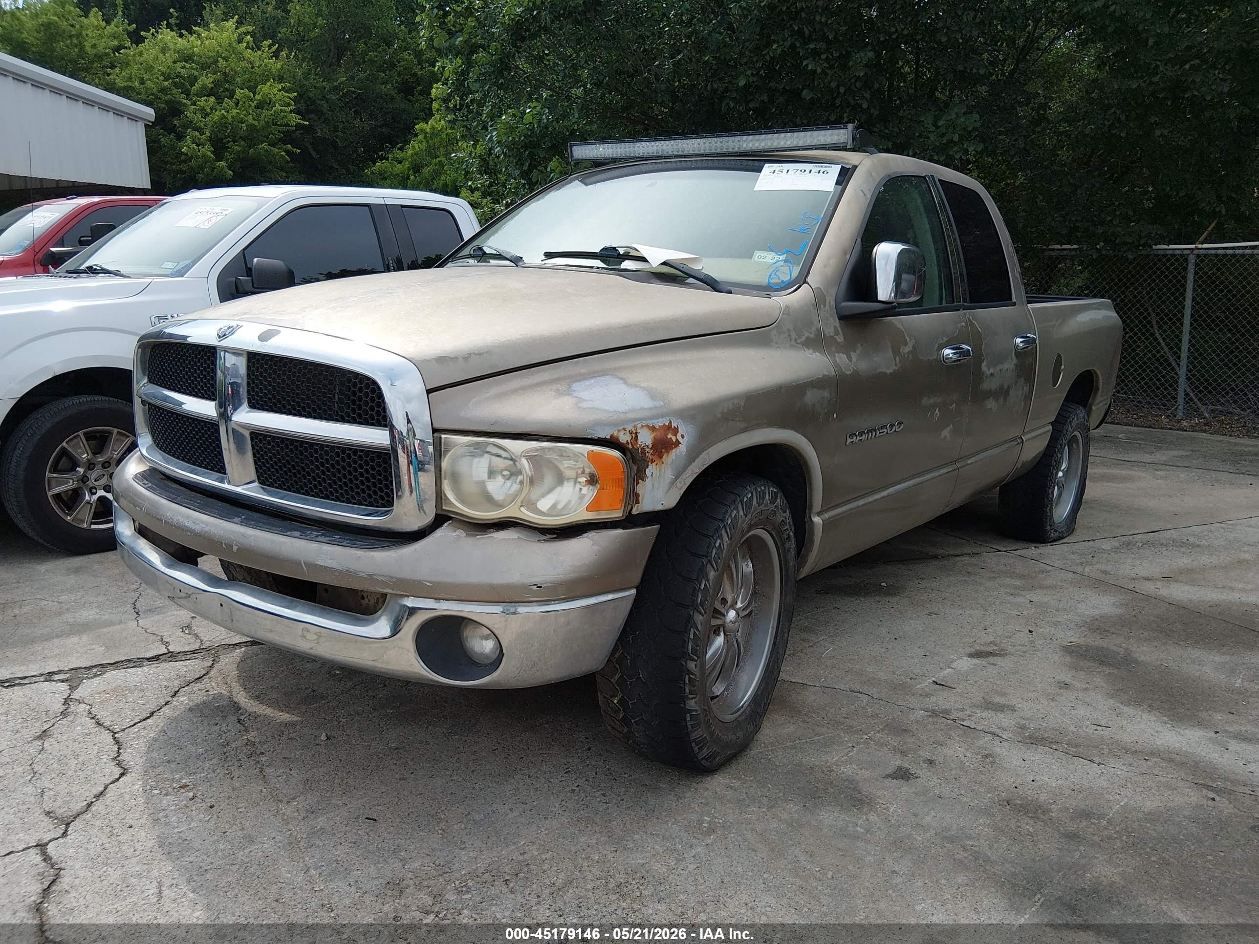 2003 Dodge Ram 1500 Slt/laramie/st Beige vin: 1D7HA18N13S281620