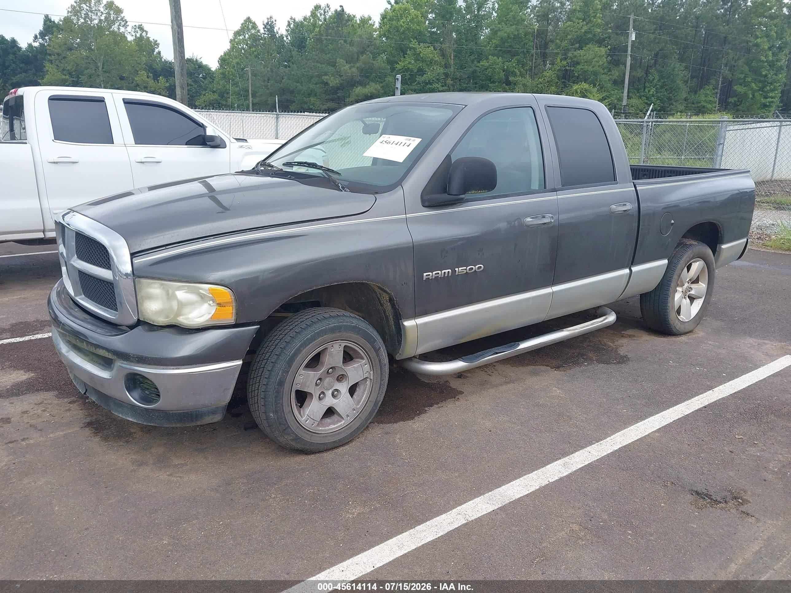 2004 Dodge Ram 1500 Slt/laramie Gray vin: 1D7HA18N14J231081