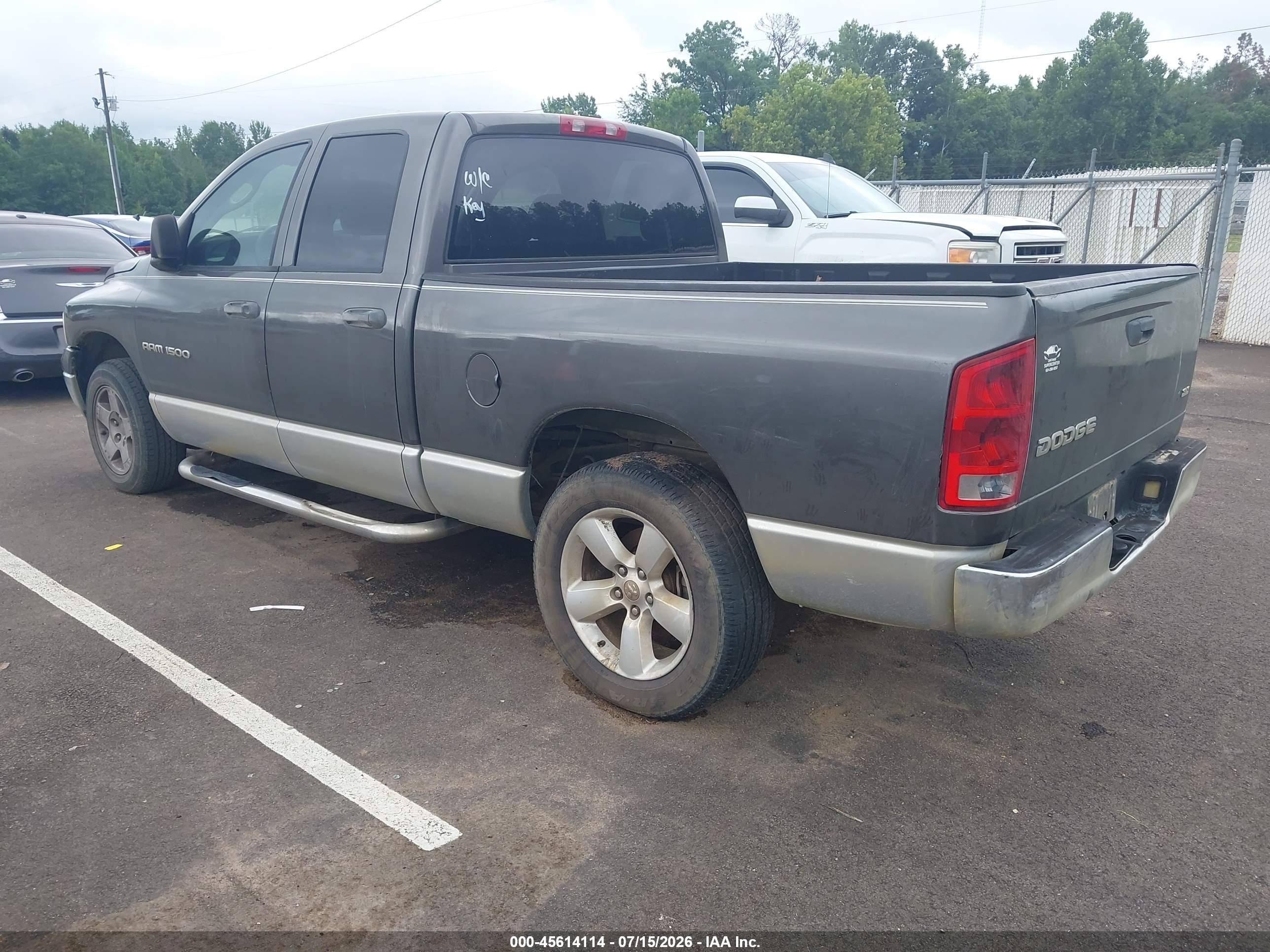 2004 Dodge Ram 1500 Slt/laramie Gray vin: 1D7HA18N14J231081
