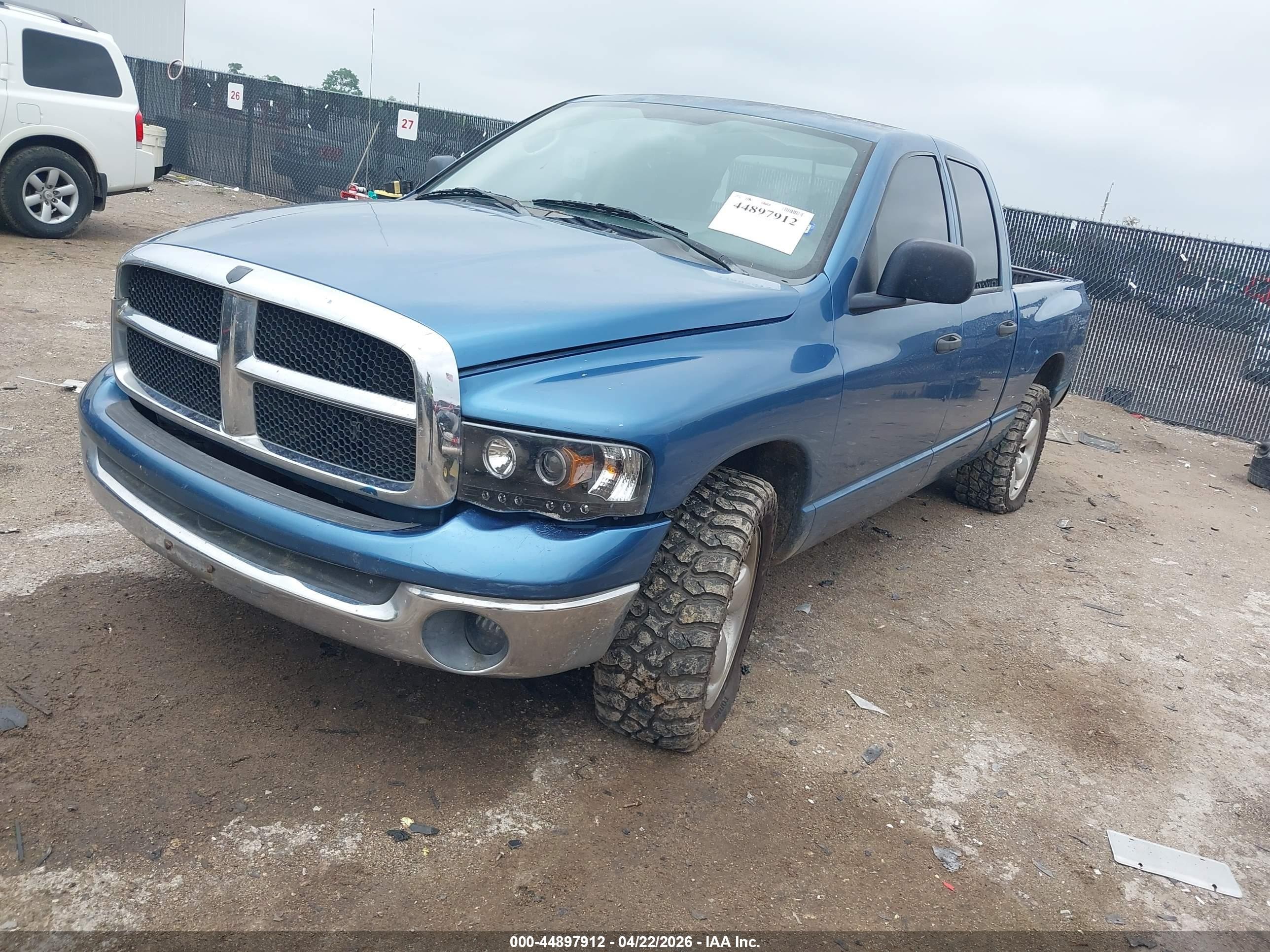2004 Dodge Ram 1500 Slt/laramie Синий vin: 1D7HA18N14S567369