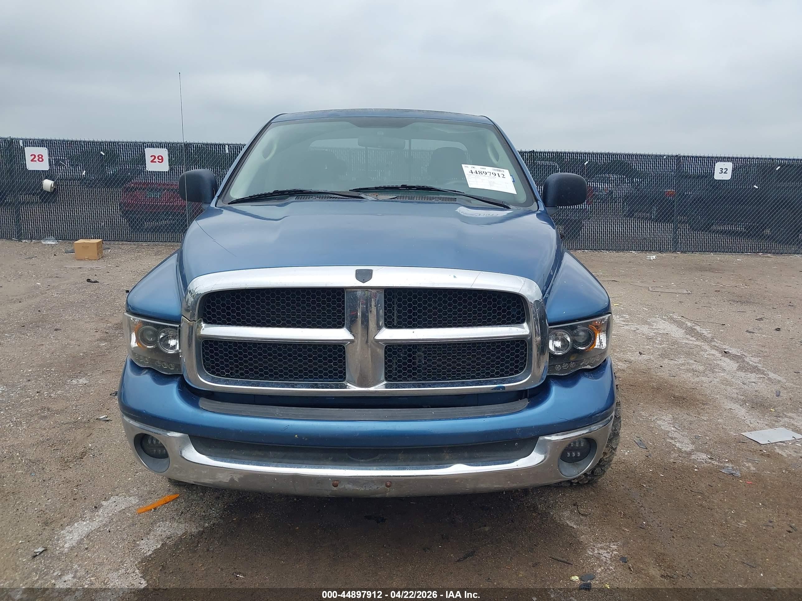 2004 Dodge Ram 1500 Slt/laramie Синий vin: 1D7HA18N14S567369