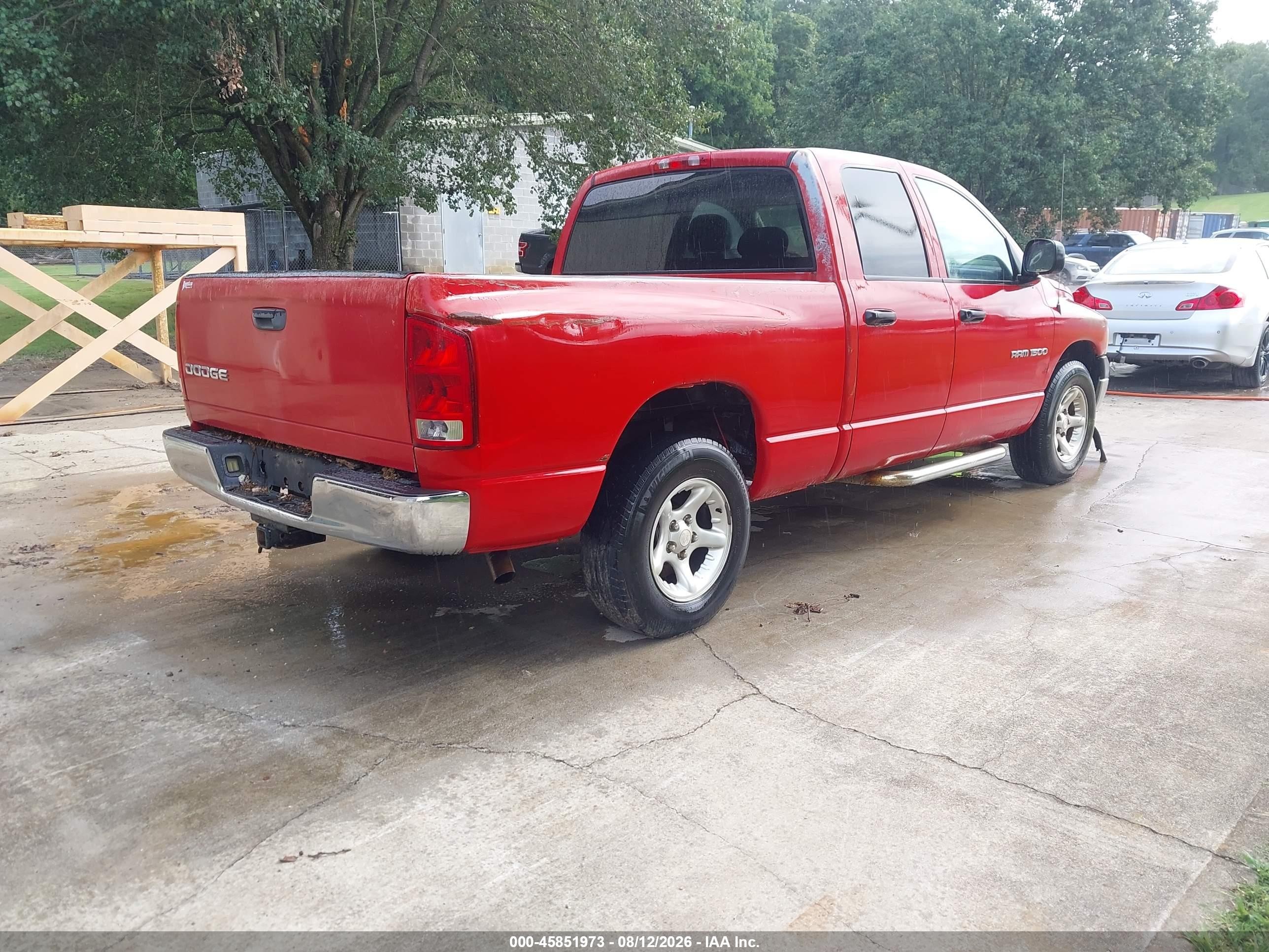 2004 Dodge Ram 1500 St Красный vin: 1D7HA18N14S569283