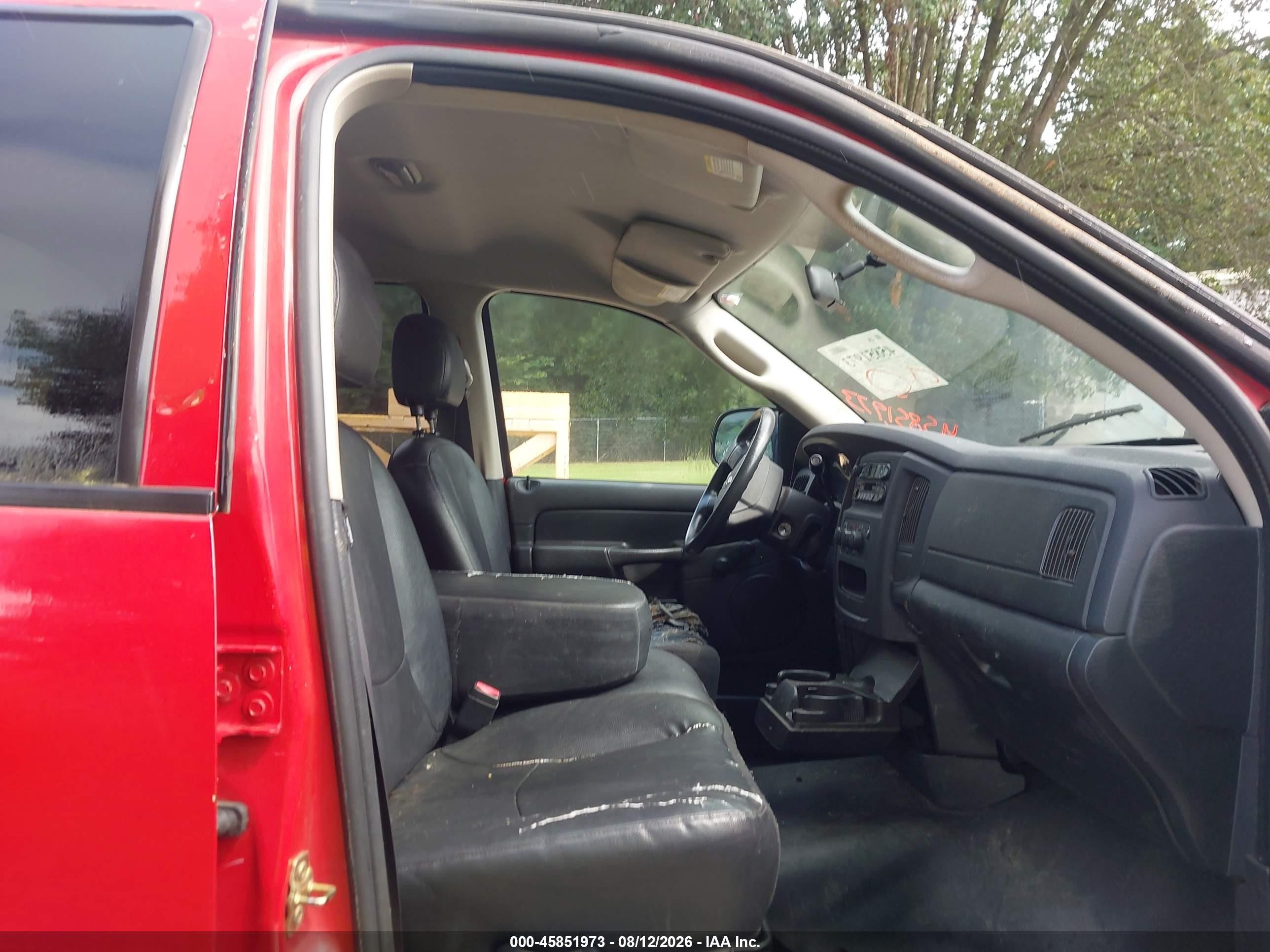 2004 Dodge Ram 1500 St Красный vin: 1D7HA18N14S569283