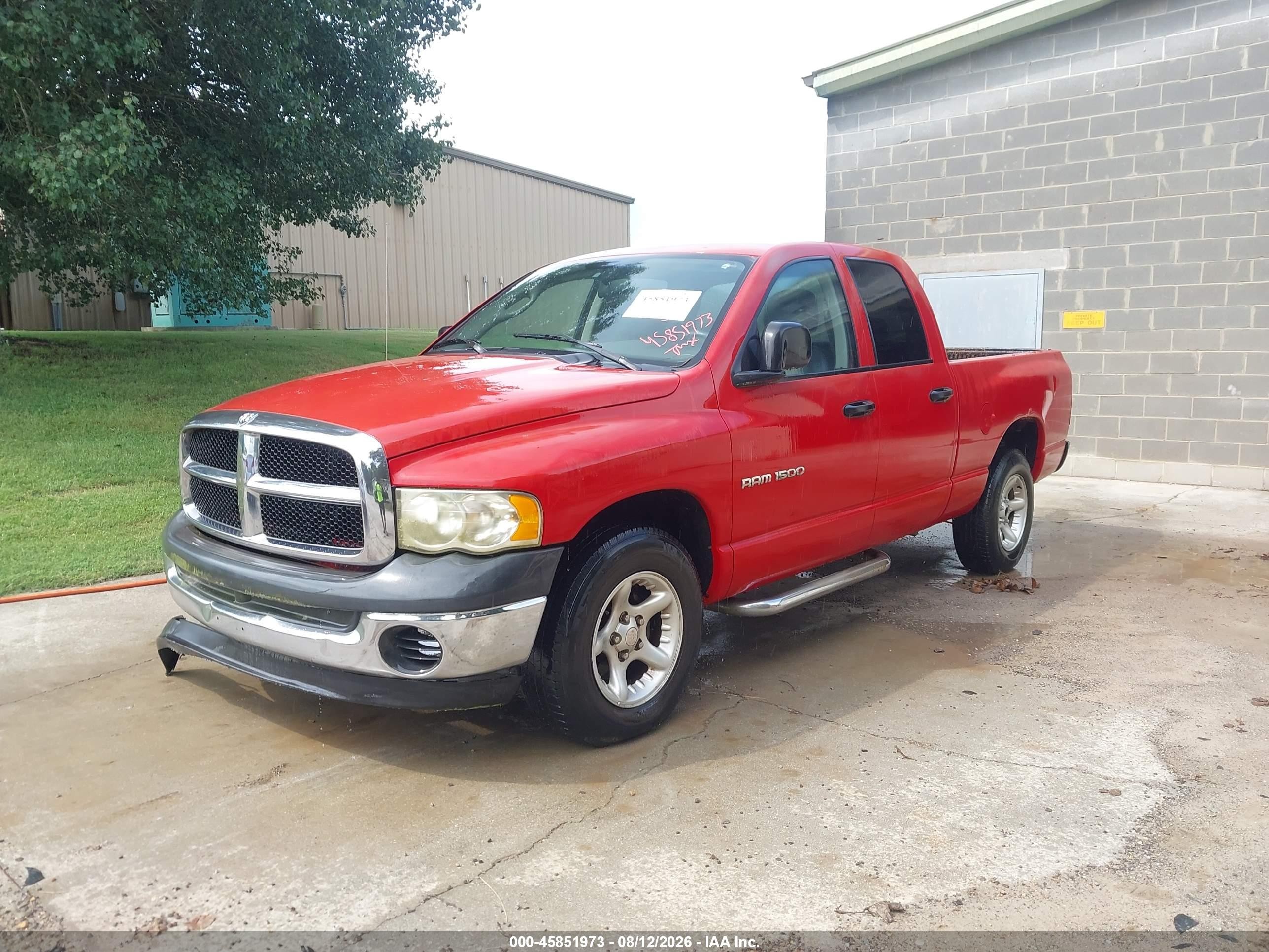 2004 Dodge Ram 1500 St Красный vin: 1D7HA18N14S569283