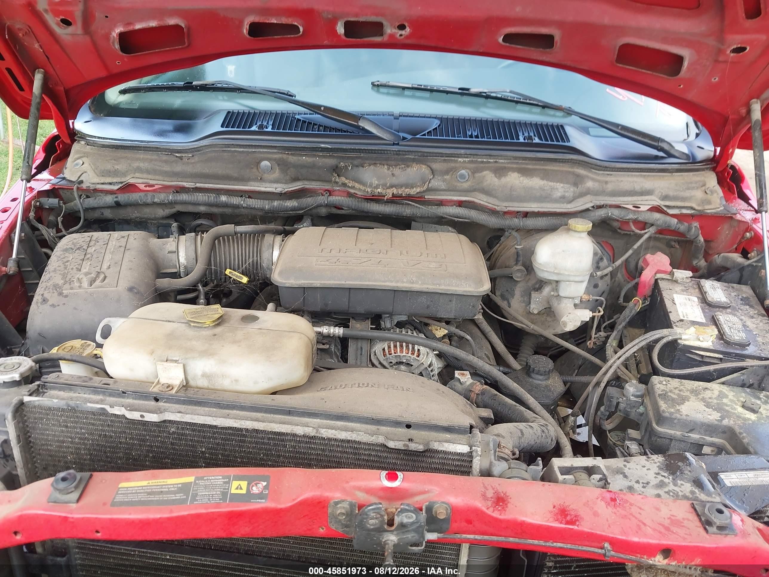 2004 Dodge Ram 1500 St Красный vin: 1D7HA18N14S569283