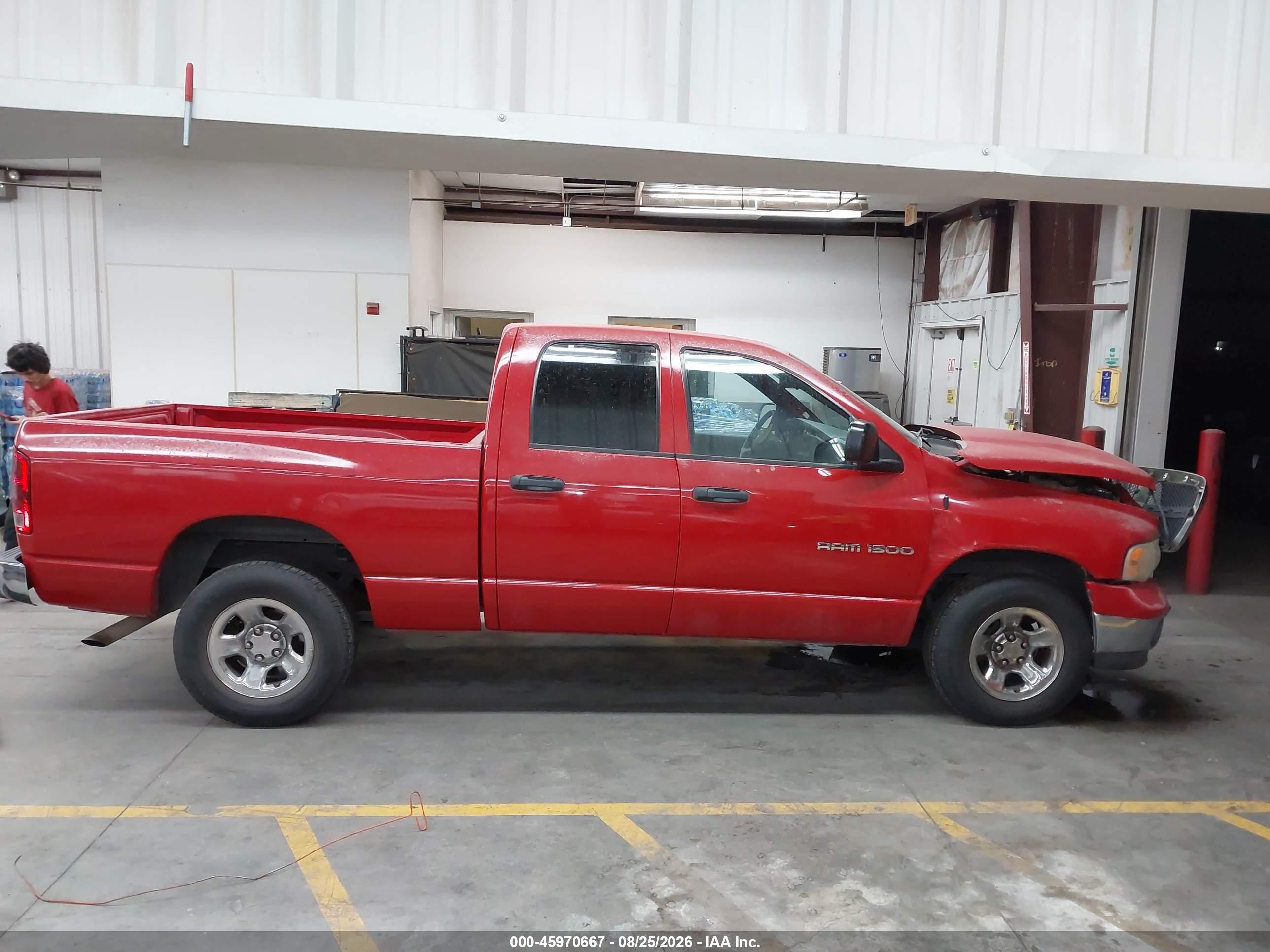 2004 Dodge Ram 1500 Slt/laramie Red vin: 1D7HA18N14S601665