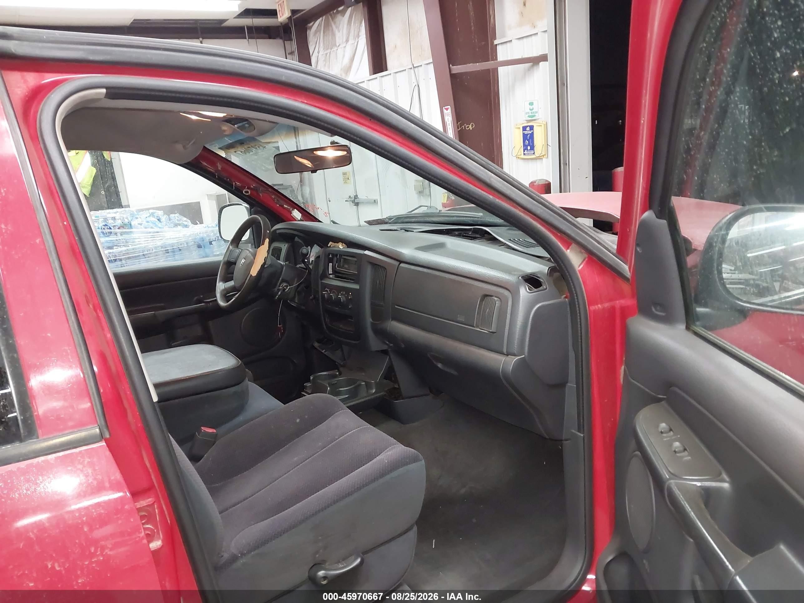 2004 Dodge Ram 1500 Slt/laramie Red vin: 1D7HA18N14S601665