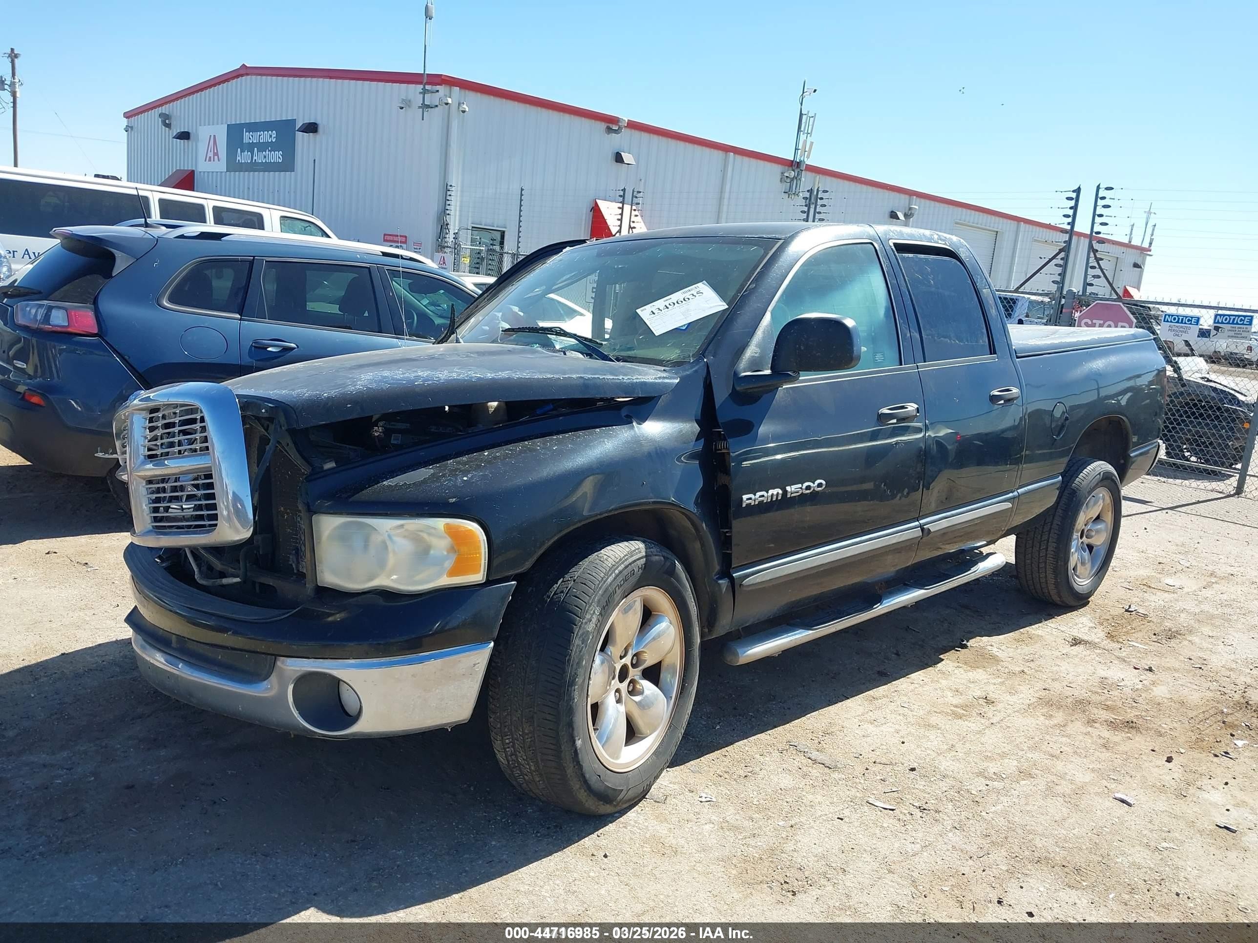 2004 Dodge Ram 1500 Slt/laramie Черный vin: 1D7HA18N14S676057