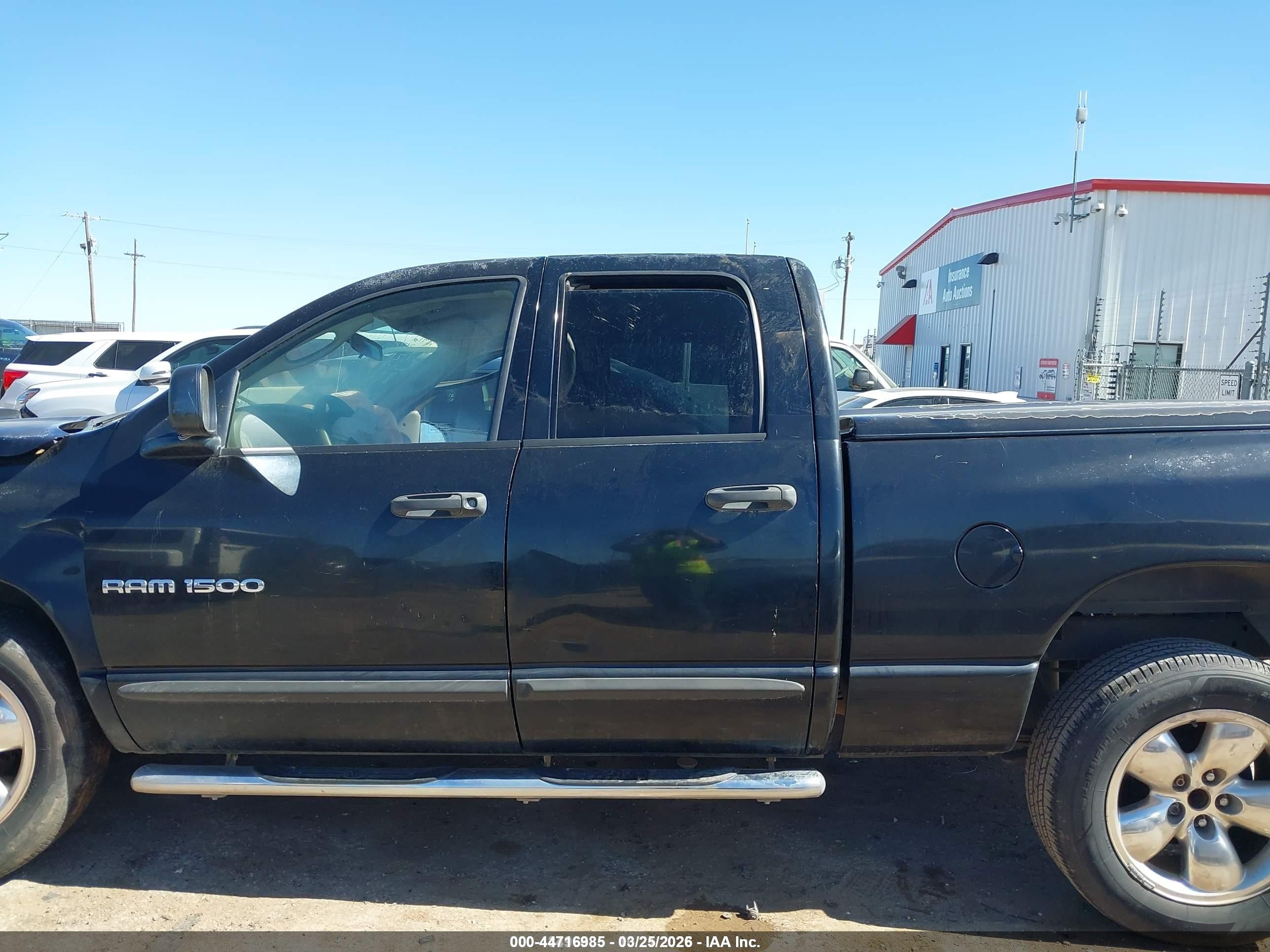 2004 Dodge Ram 1500 Slt/laramie Черный vin: 1D7HA18N14S676057