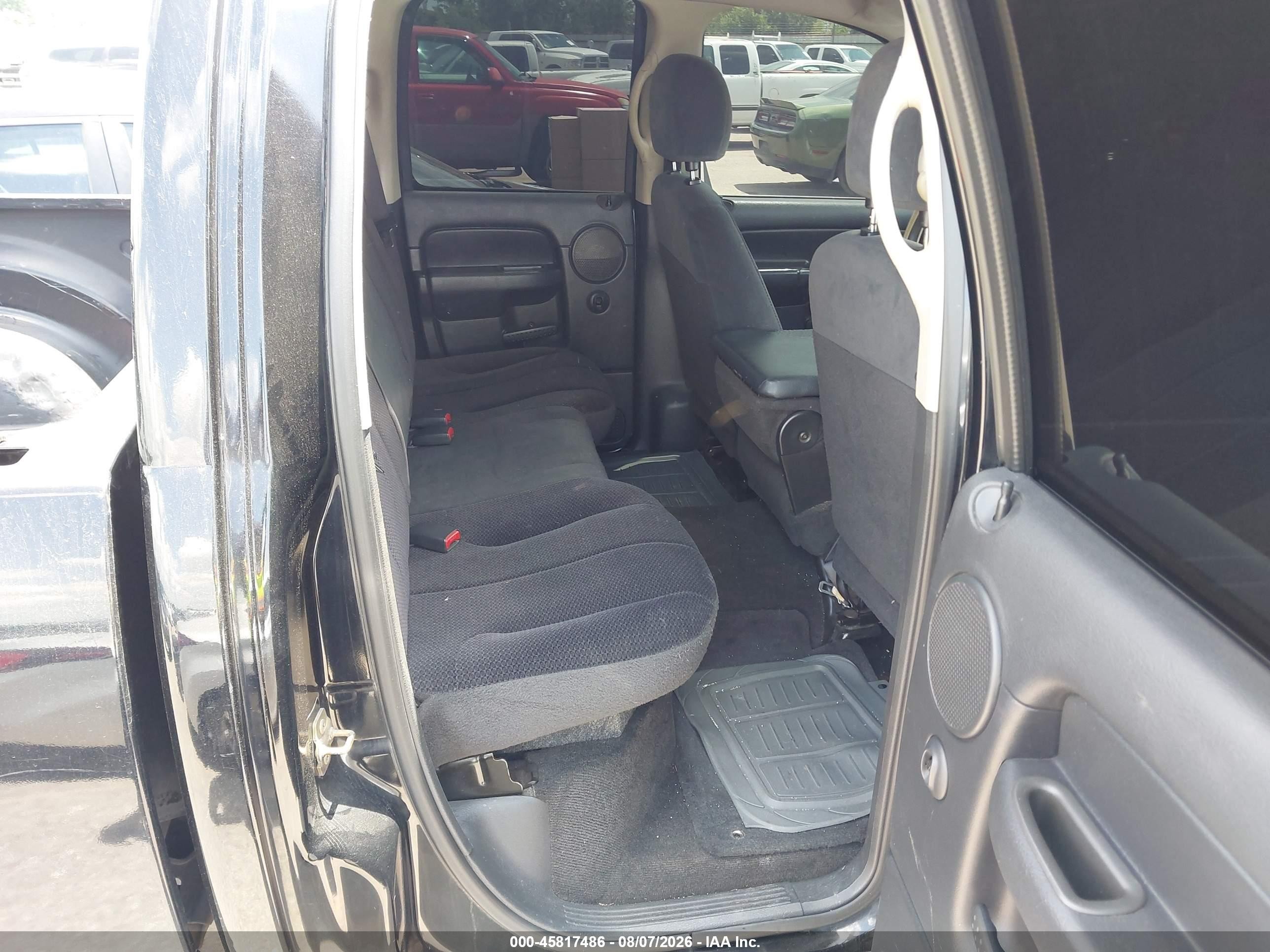 2004 Dodge Ram 1500 Slt/laramie Black vin: 1D7HA18N14S774960